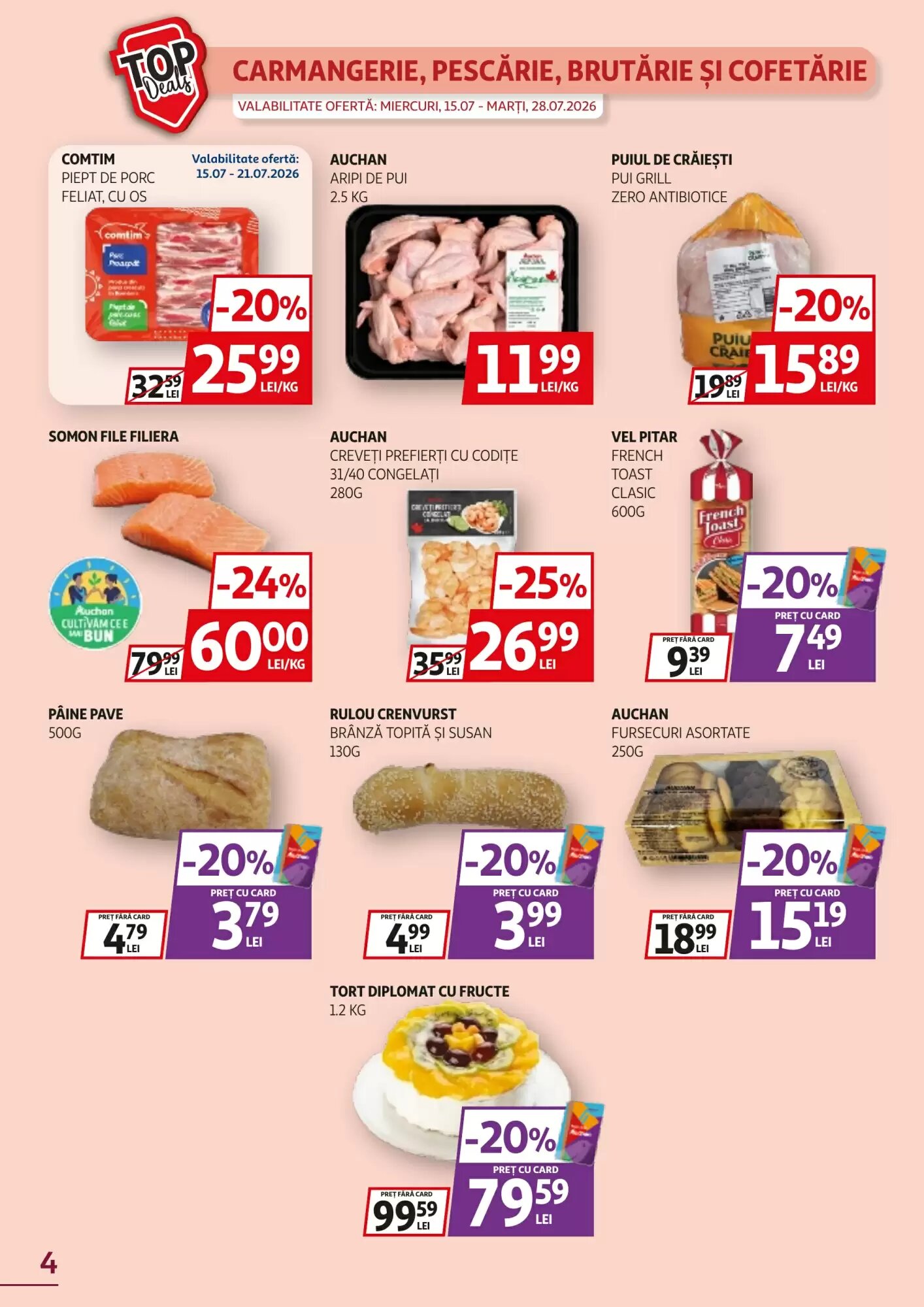 Catalogul cu oferte Auchan valabil de la 15.07.2026 - Pagina 4.