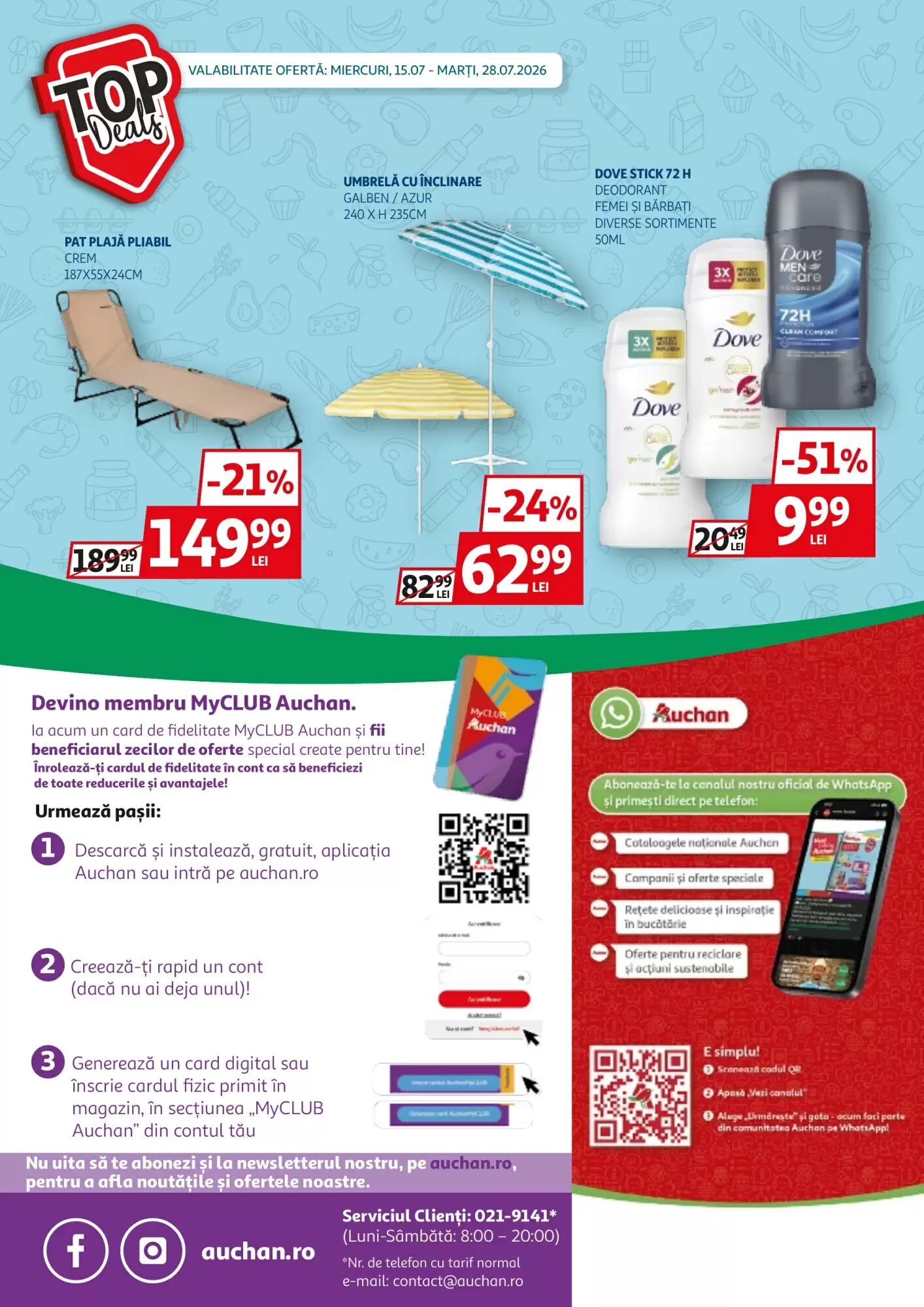 Catalogul cu oferte Auchan valabil de la 15.07.2026 - Pagina 40.
