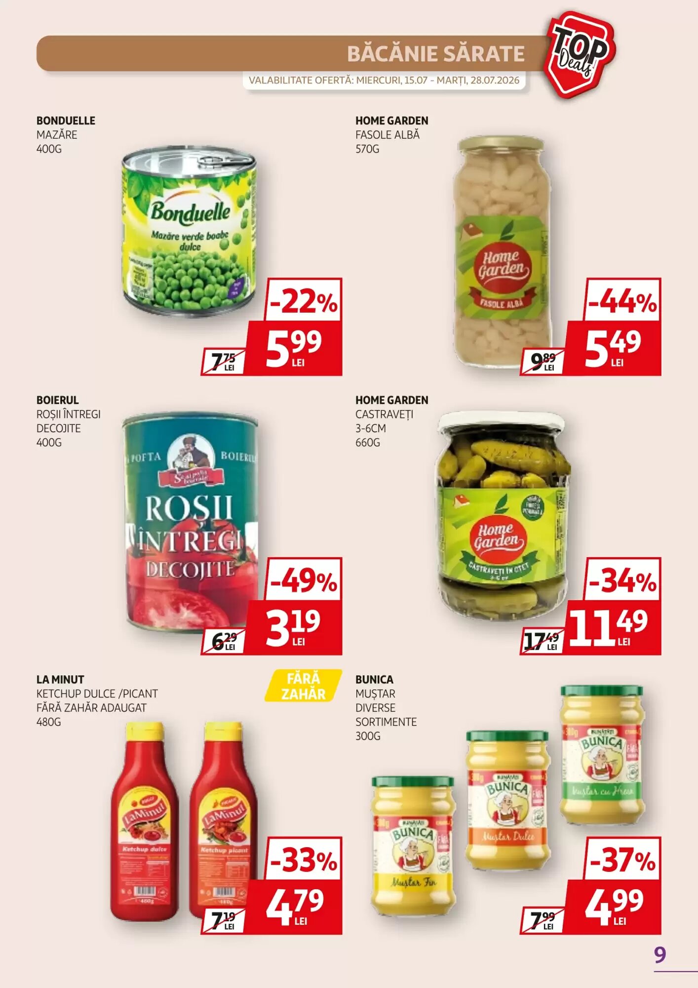 Catalogul cu oferte Auchan valabil de la 15.07.2026 - Pagina 9.