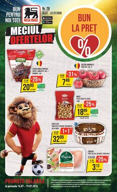 Catalogul cu oferte Mega Image valabil de la 16.07.2026