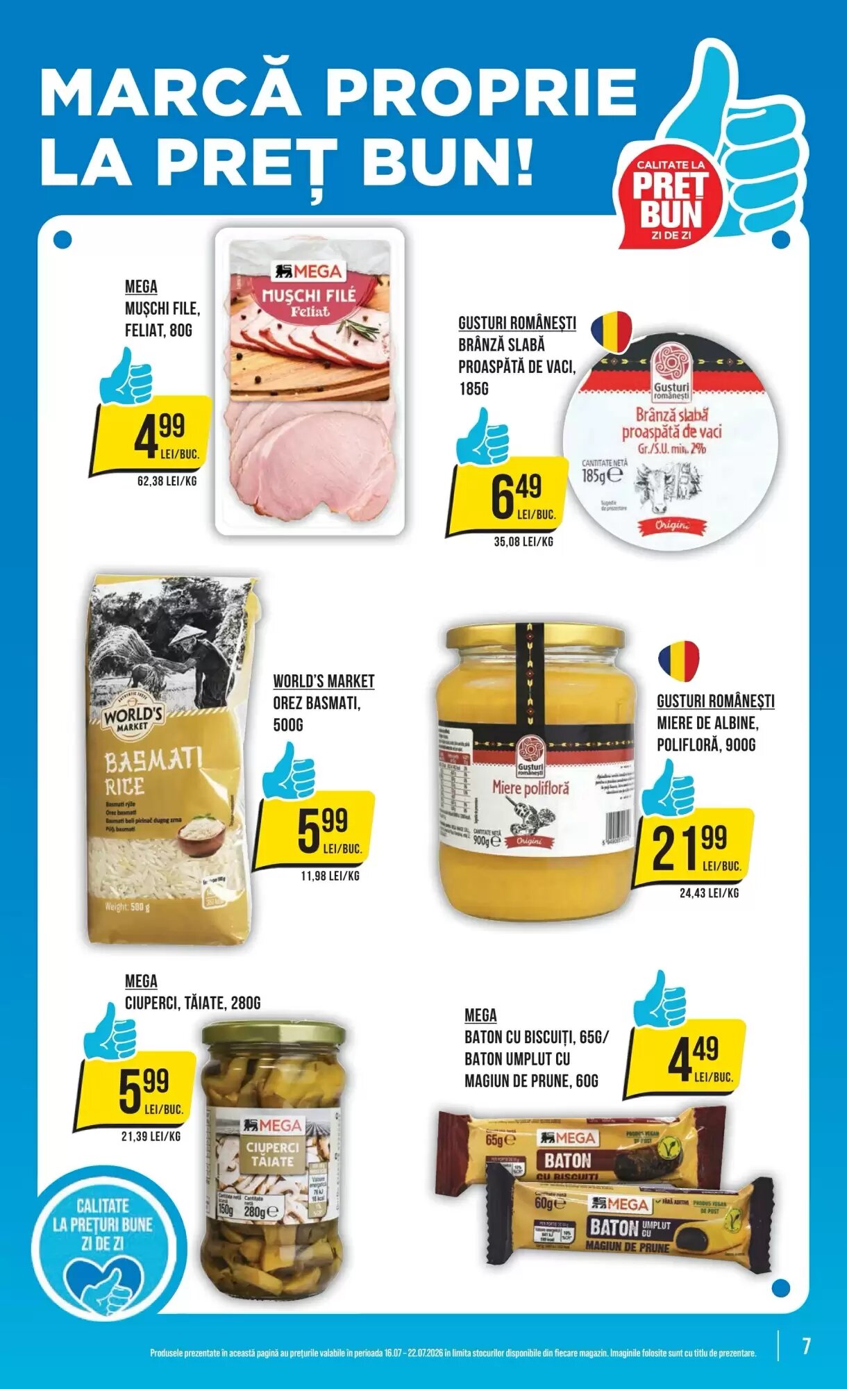 Catalogul cu oferte Mega Image valabil de la 16.07.2026 - Pagina 7.