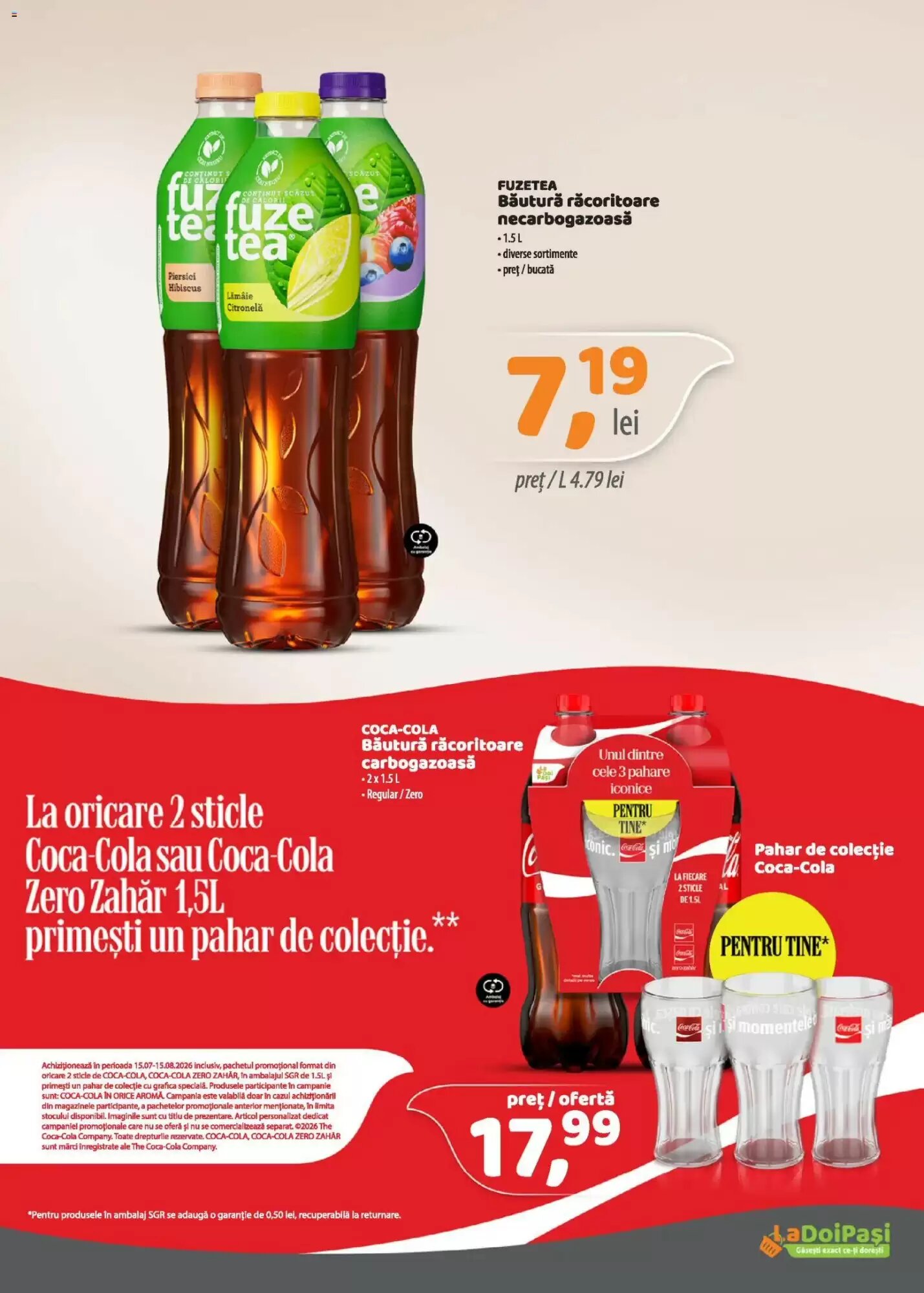 Catalogul cu oferte La Doi Pasi valabil de la 16.07.2026 - Pagina 8.