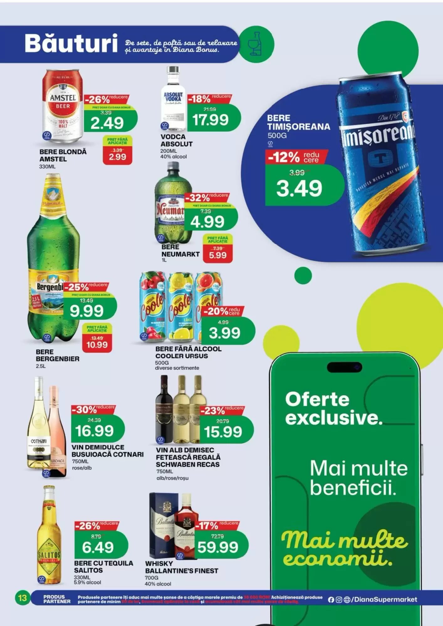 Catalogul cu oferte Diana Supermarket valabil de la 17.07.2026 - Pagina 12.