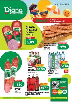 Catalogul cu oferte Diana Supermarket valabil de la 17.07.2026