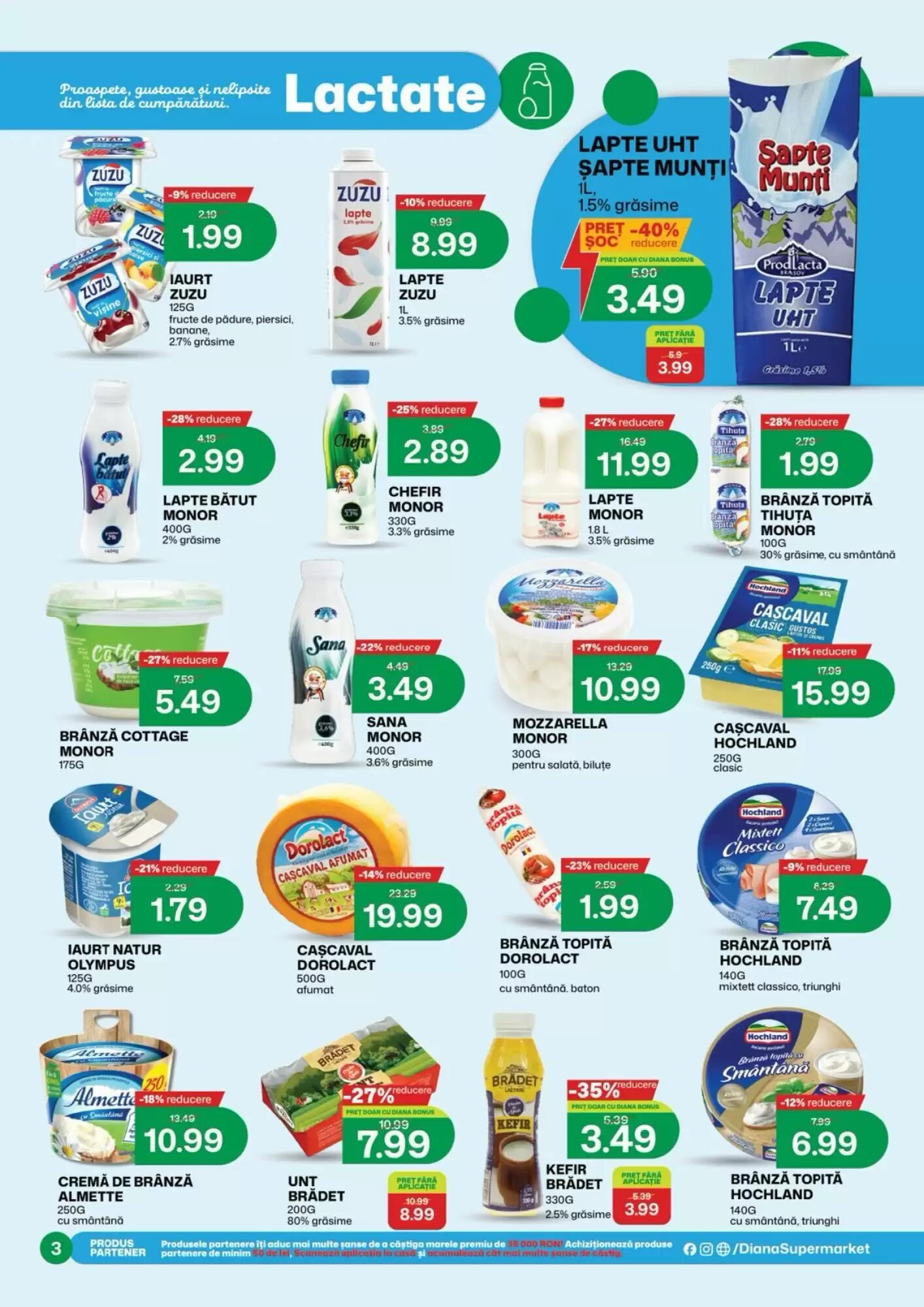 Catalogul cu oferte Diana Supermarket valabil de la 17.07.2026 - Pagina 3.