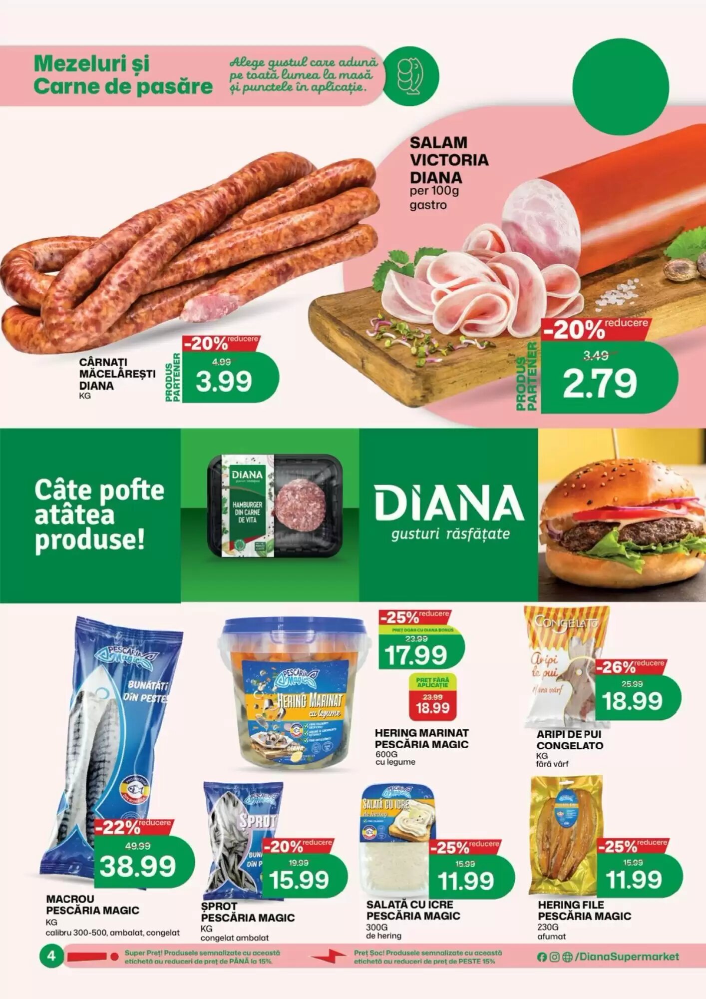 Catalogul cu oferte Diana Supermarket valabil de la 17.07.2026 - Pagina 4.