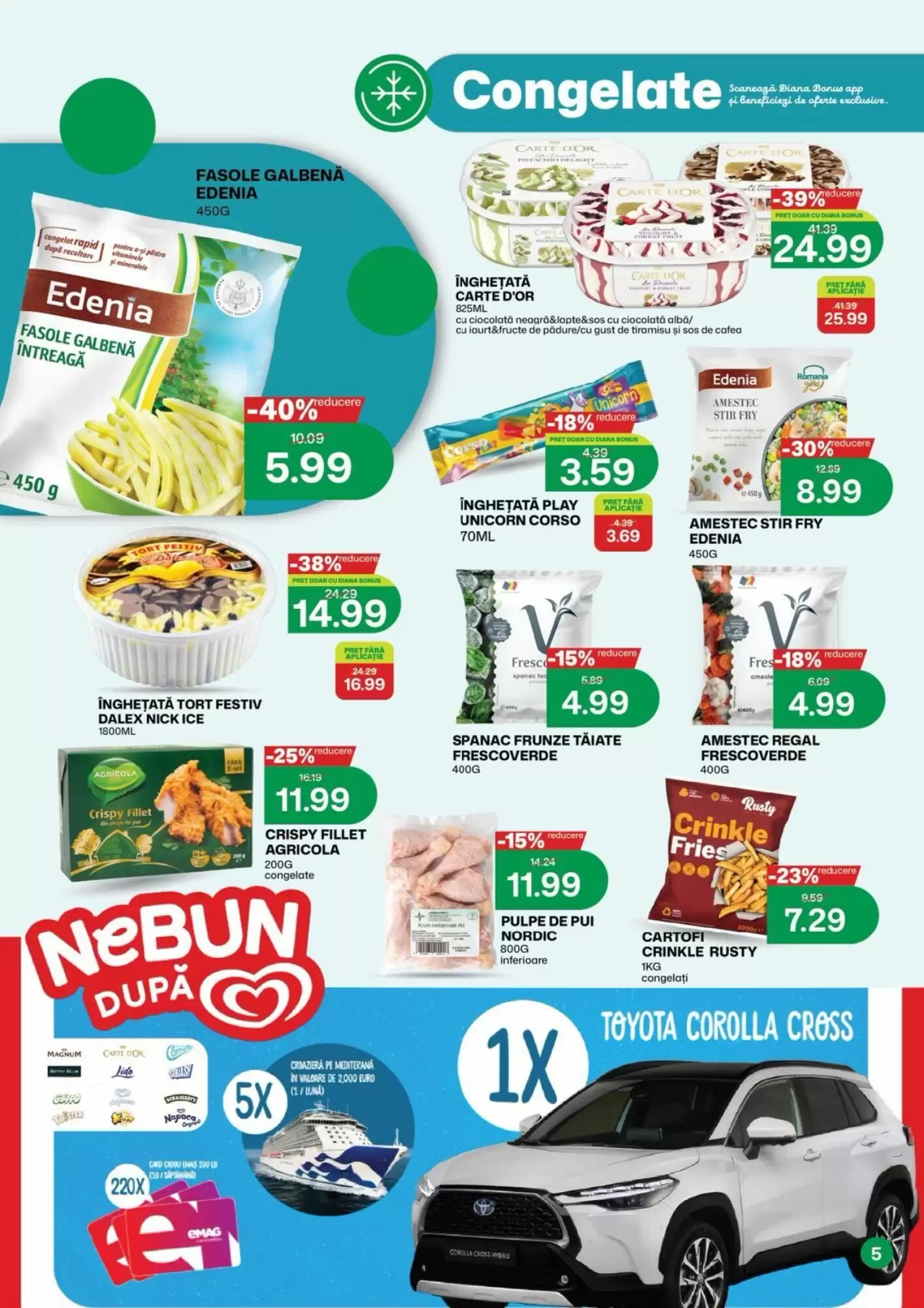 Catalogul cu oferte Diana Supermarket valabil de la 17.07.2026 - Pagina 5.