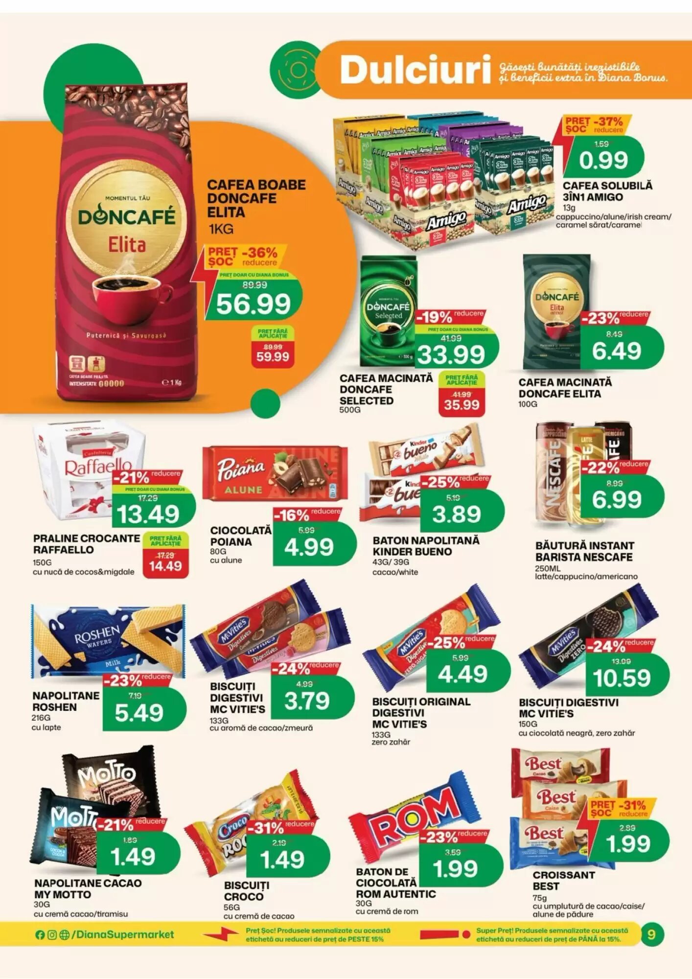 Catalogul cu oferte Diana Supermarket valabil de la 17.07.2026 - Pagina 9.