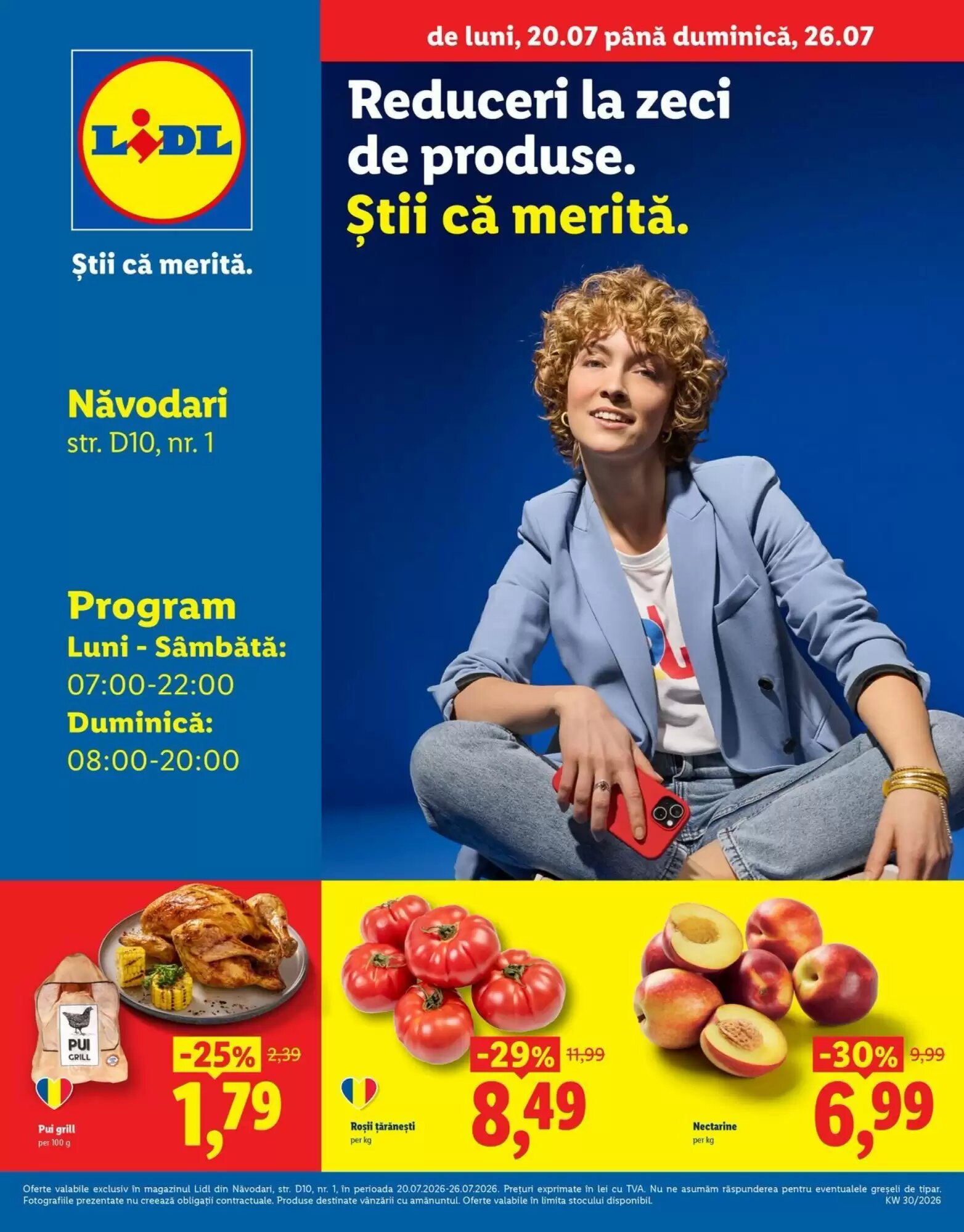 Catalogul cu oferte Lidl valabil de la 20.07.2026 - Pagina 1.