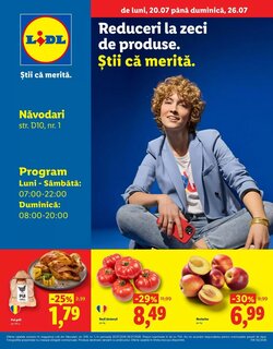 Catalogul cu oferte Lidl valabil de la 20.07.2026