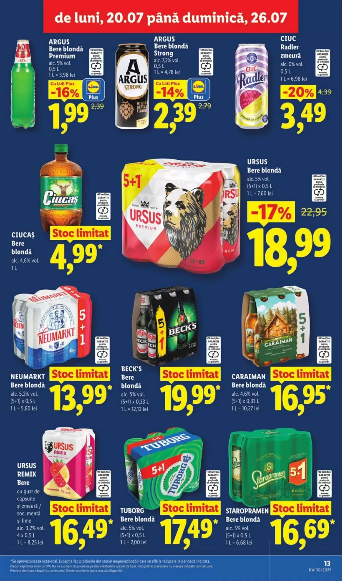 Catalogul cu oferte Lidl valabil de la 20.07.2026 - Pagina 13.