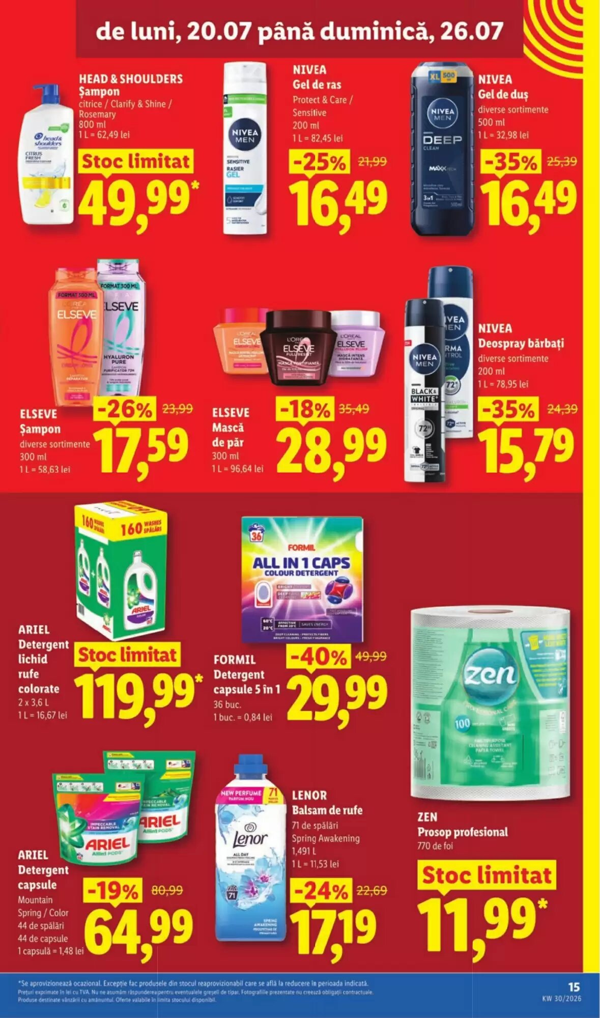 Catalogul cu oferte Lidl valabil de la 20.07.2026 - Pagina 15.