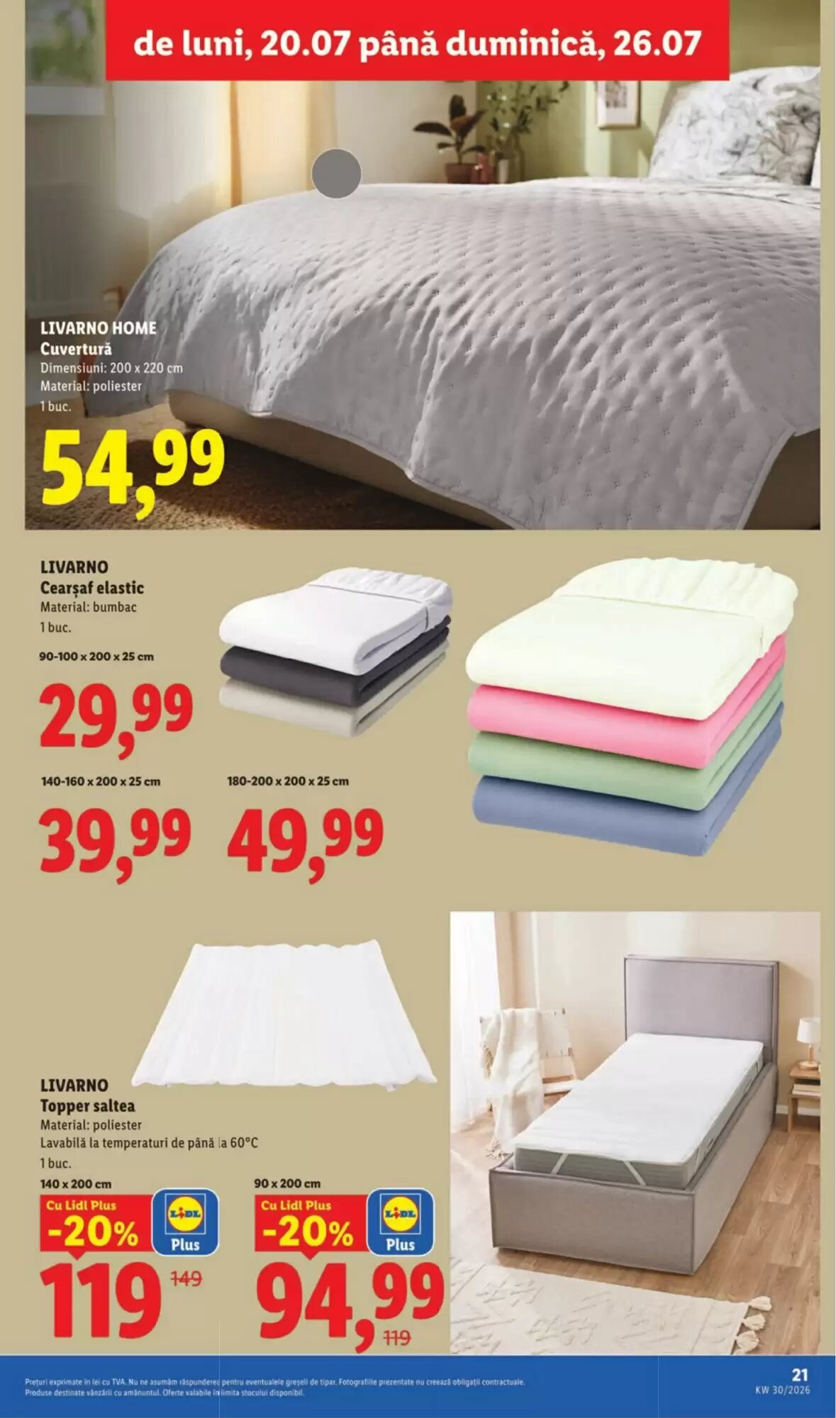 Catalogul cu oferte Lidl valabil de la 20.07.2026 - Pagina 21.