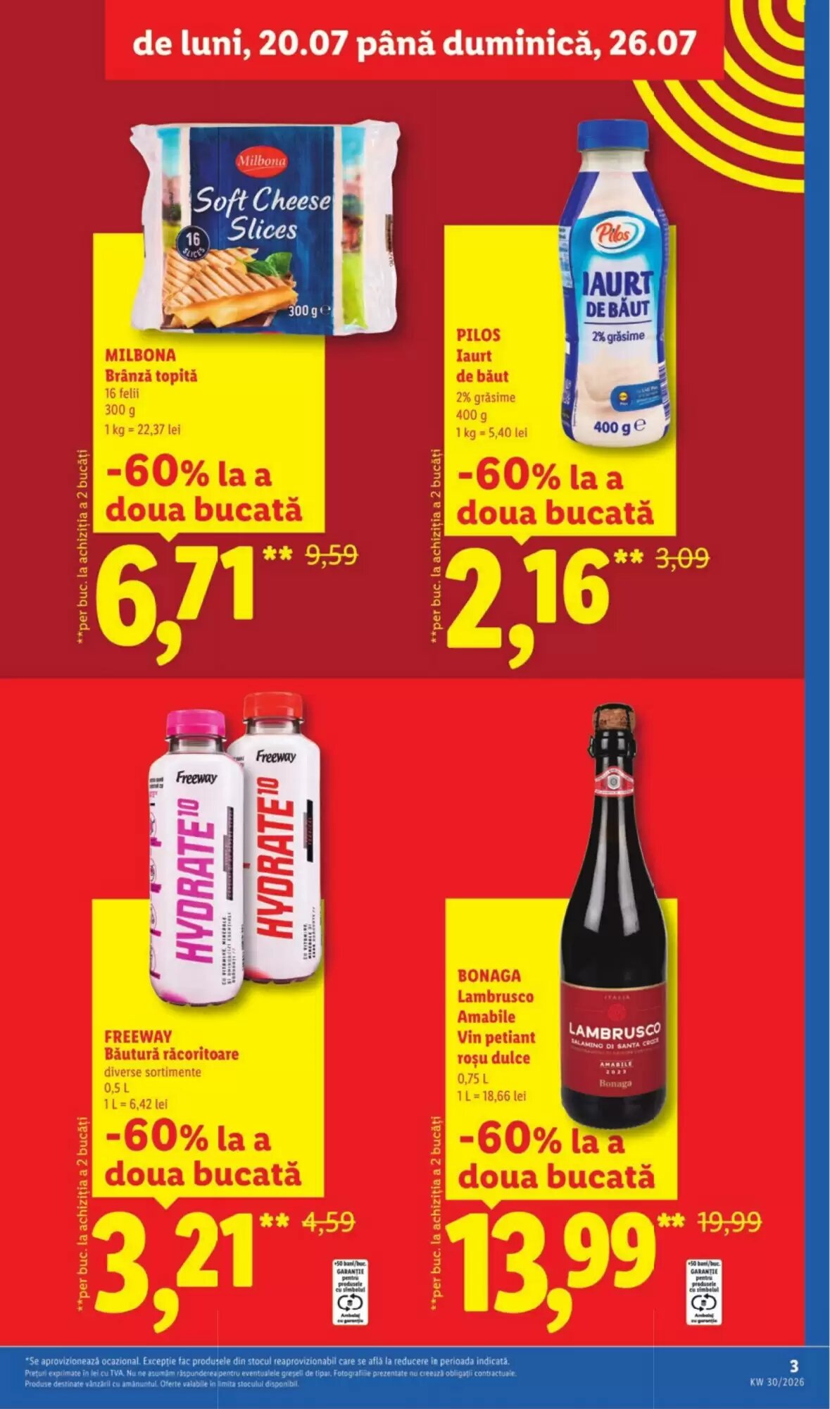 Catalogul cu oferte Lidl valabil de la 20.07.2026 - Pagina 3.