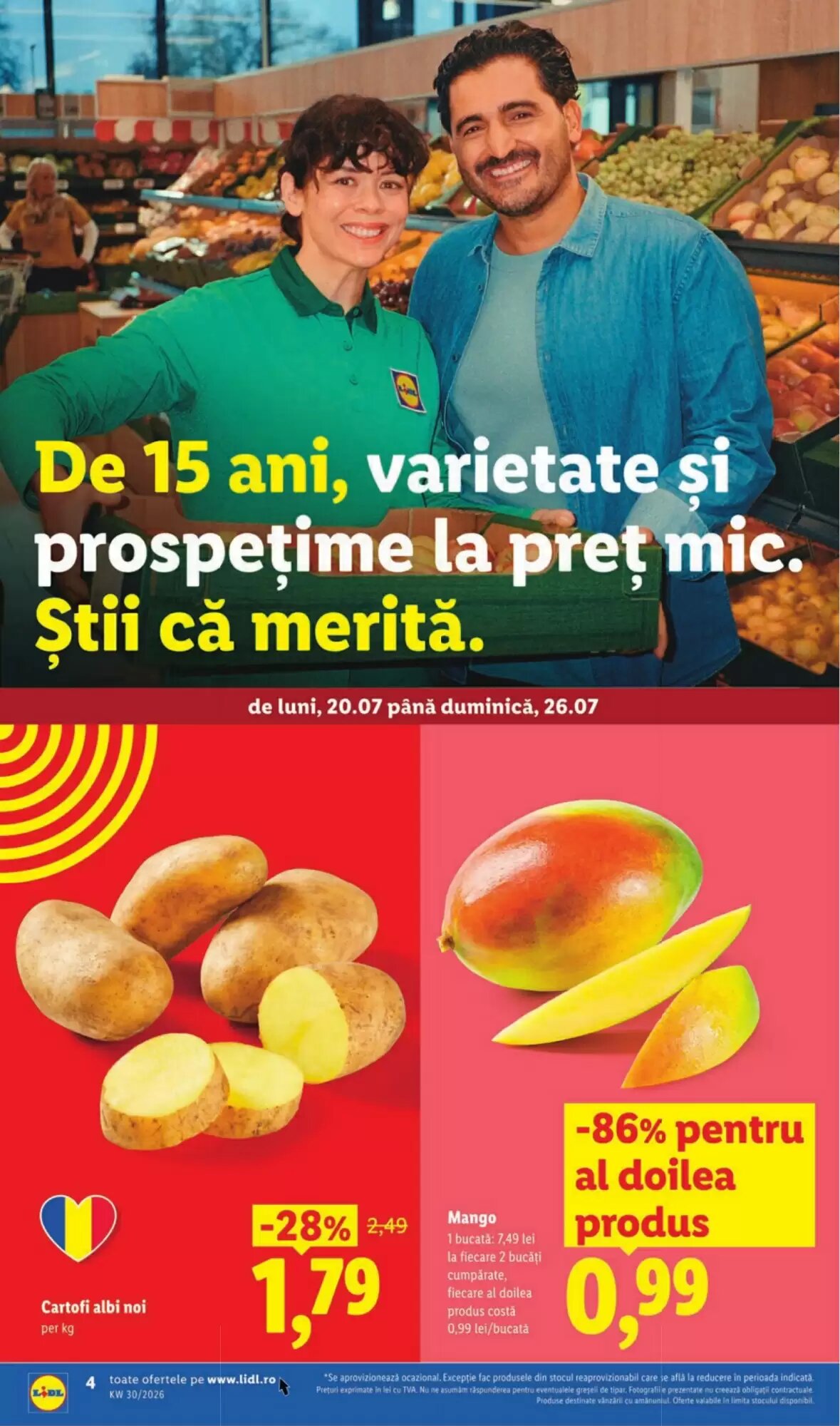 Catalogul cu oferte Lidl valabil de la 20.07.2026 - Pagina 4.