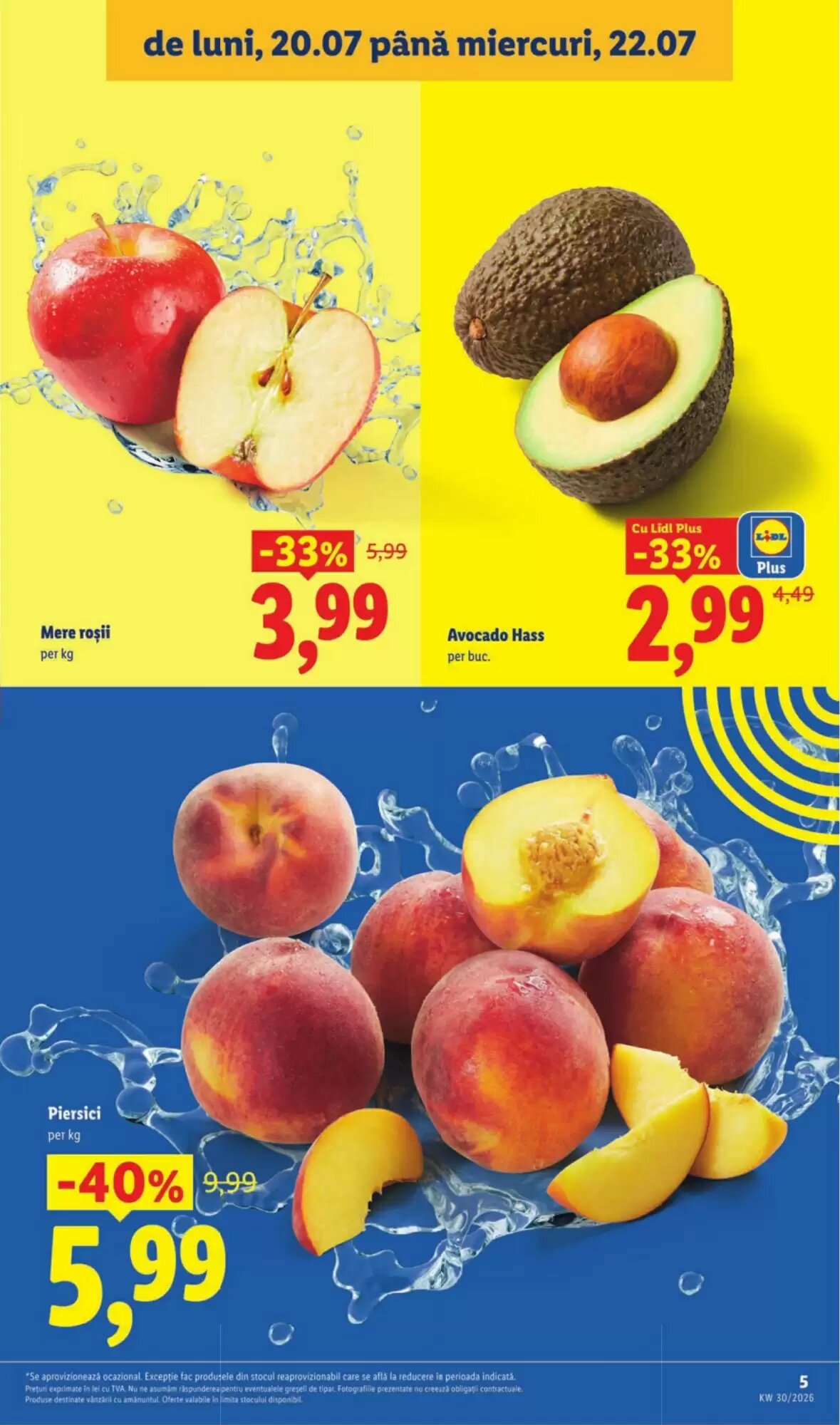 Catalogul cu oferte Lidl valabil de la 20.07.2026 - Pagina 5.