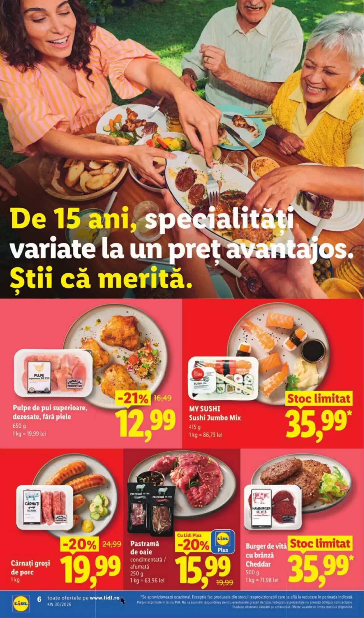 Catalogul cu oferte Lidl valabil de la 20.07.2026 - Pagina 6.