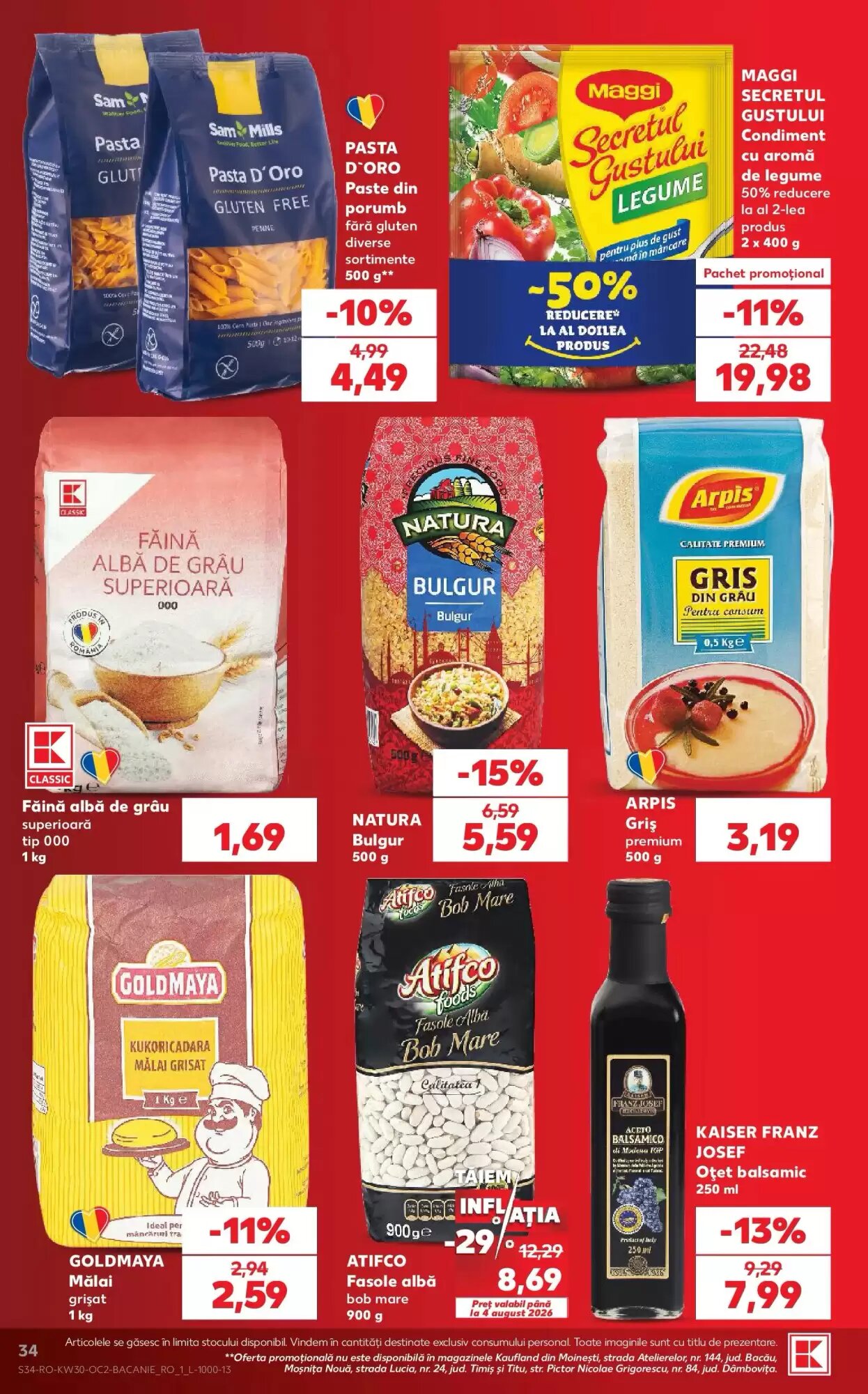 Catalogul cu oferte Kaufland valabil de la 22.07.2026 - Pagina 34.