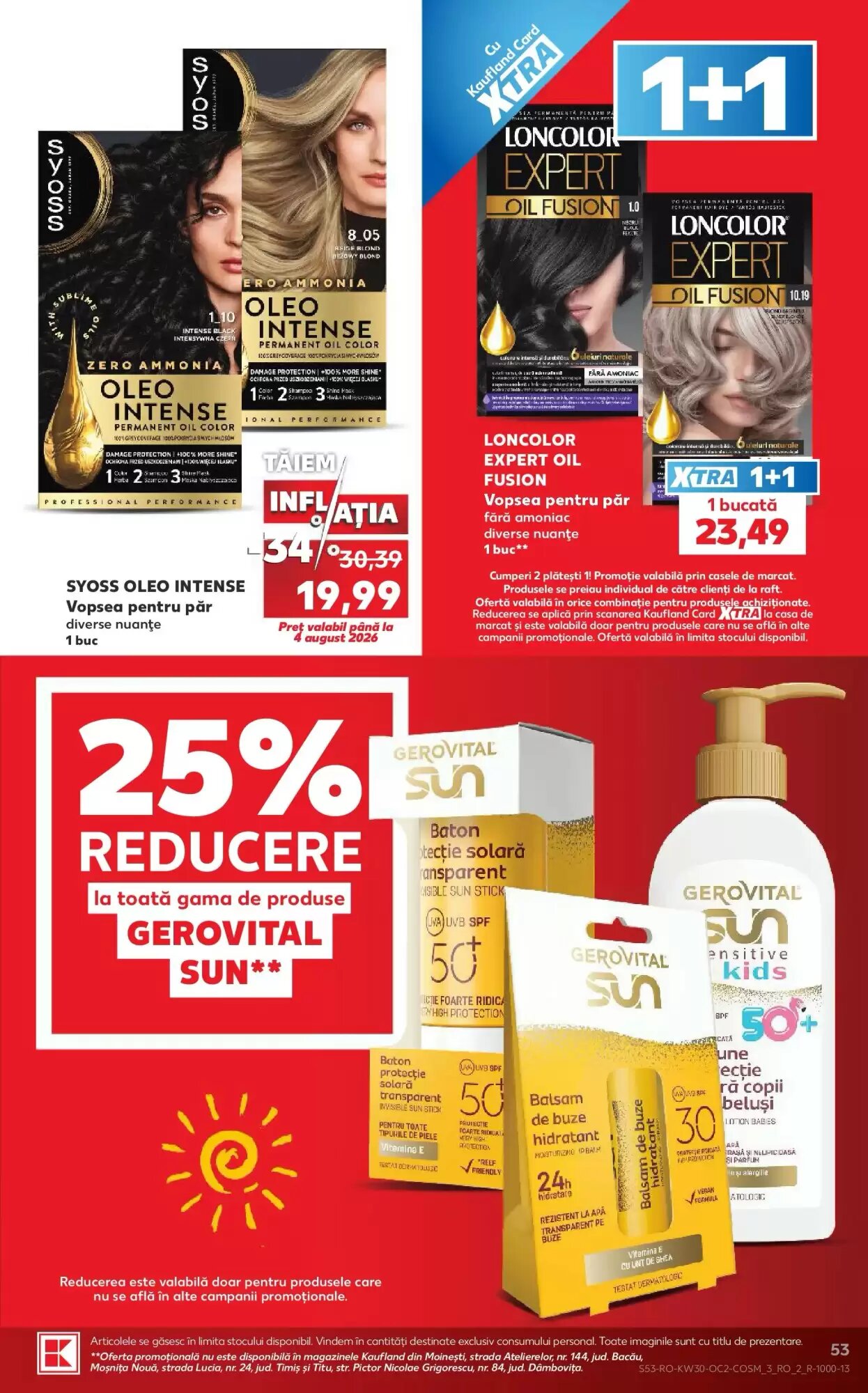 Catalogul cu oferte Kaufland valabil de la 22.07.2026 - Pagina 53.