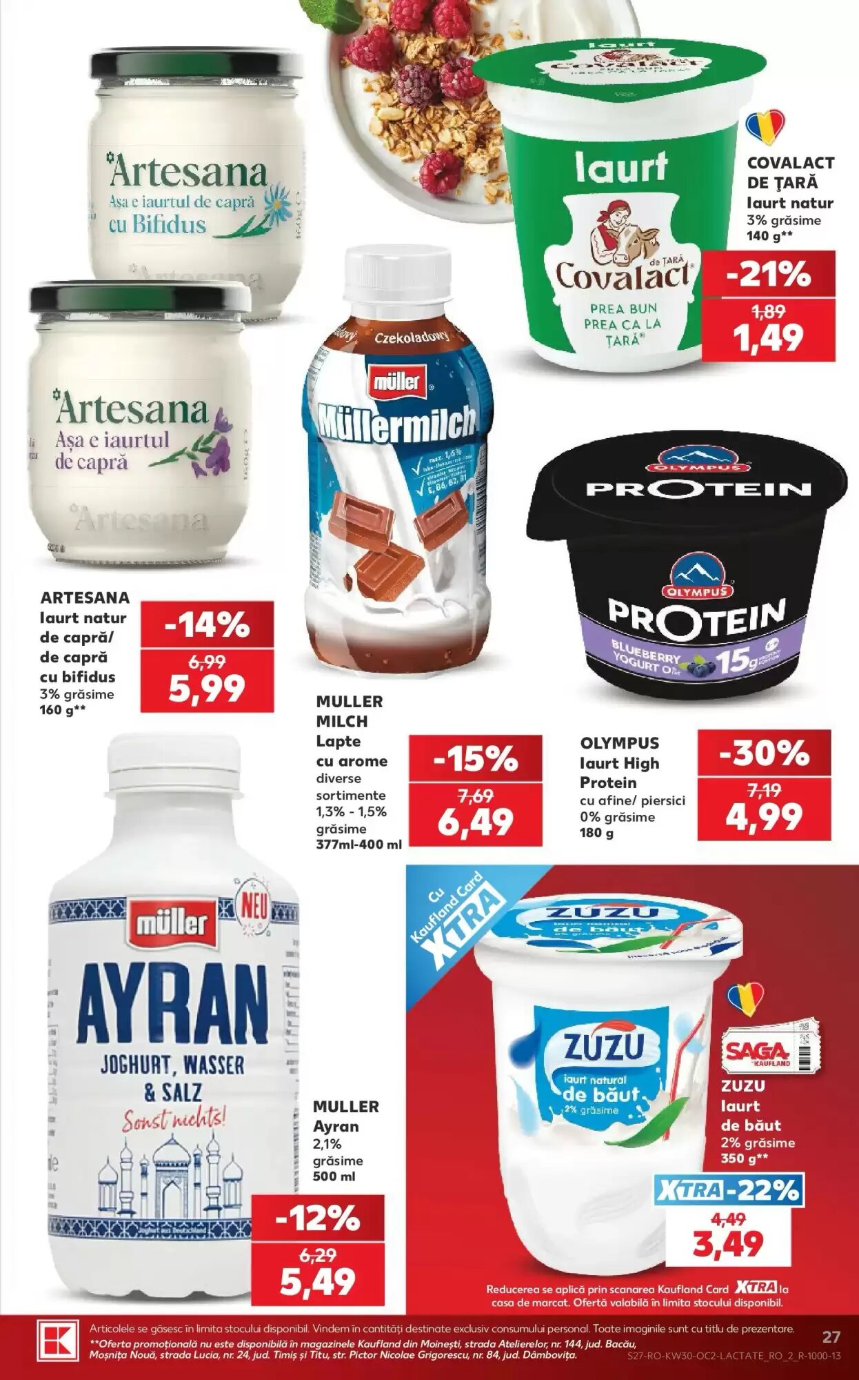 Catalogul cu oferte Kaufland valabil de la 22.07.2026 - Pagina 27.