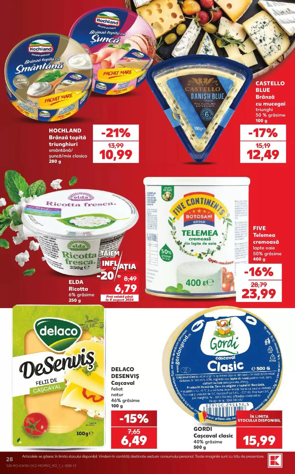 Catalogul cu oferte Kaufland valabil de la 22.07.2026 - Pagina 28.