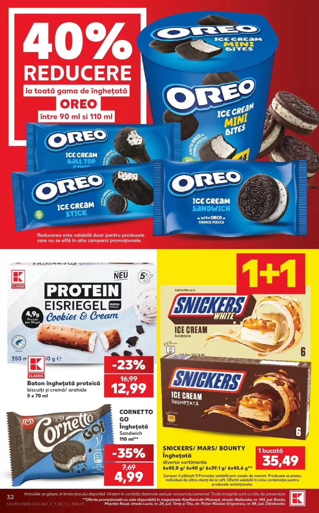 Catalogul cu oferte Kaufland valabil de la 22.07.2026 - Pagina 32.