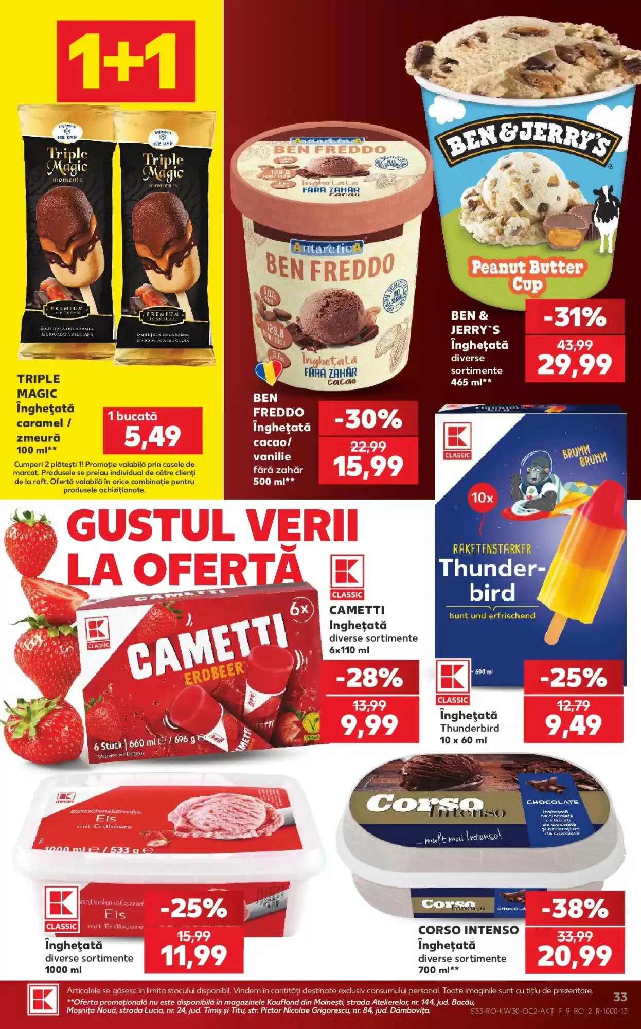 Catalogul cu oferte Kaufland valabil de la 22.07.2026 - Pagina 33.