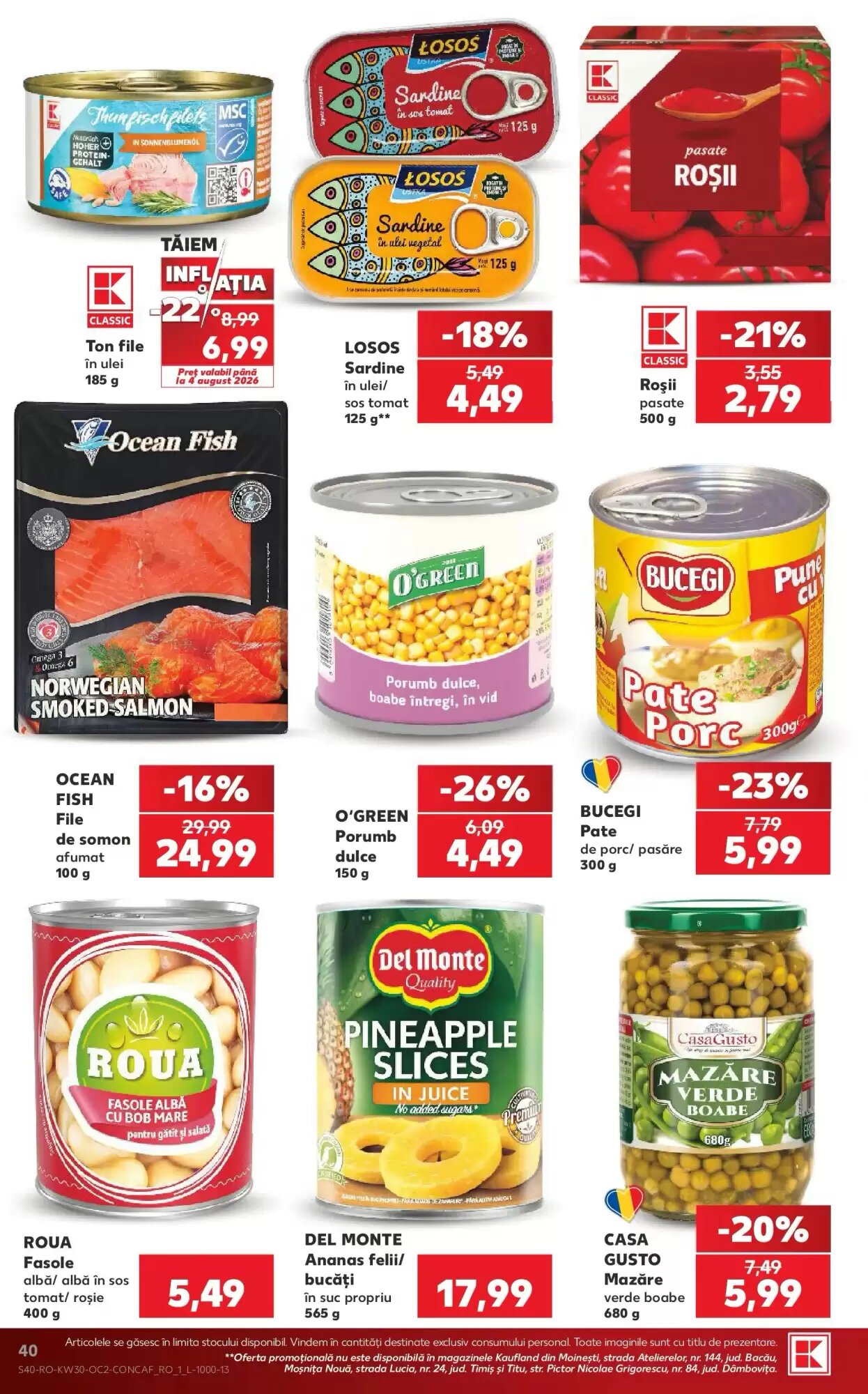 Catalogul cu oferte Kaufland valabil de la 22.07.2026 - Pagina 40.