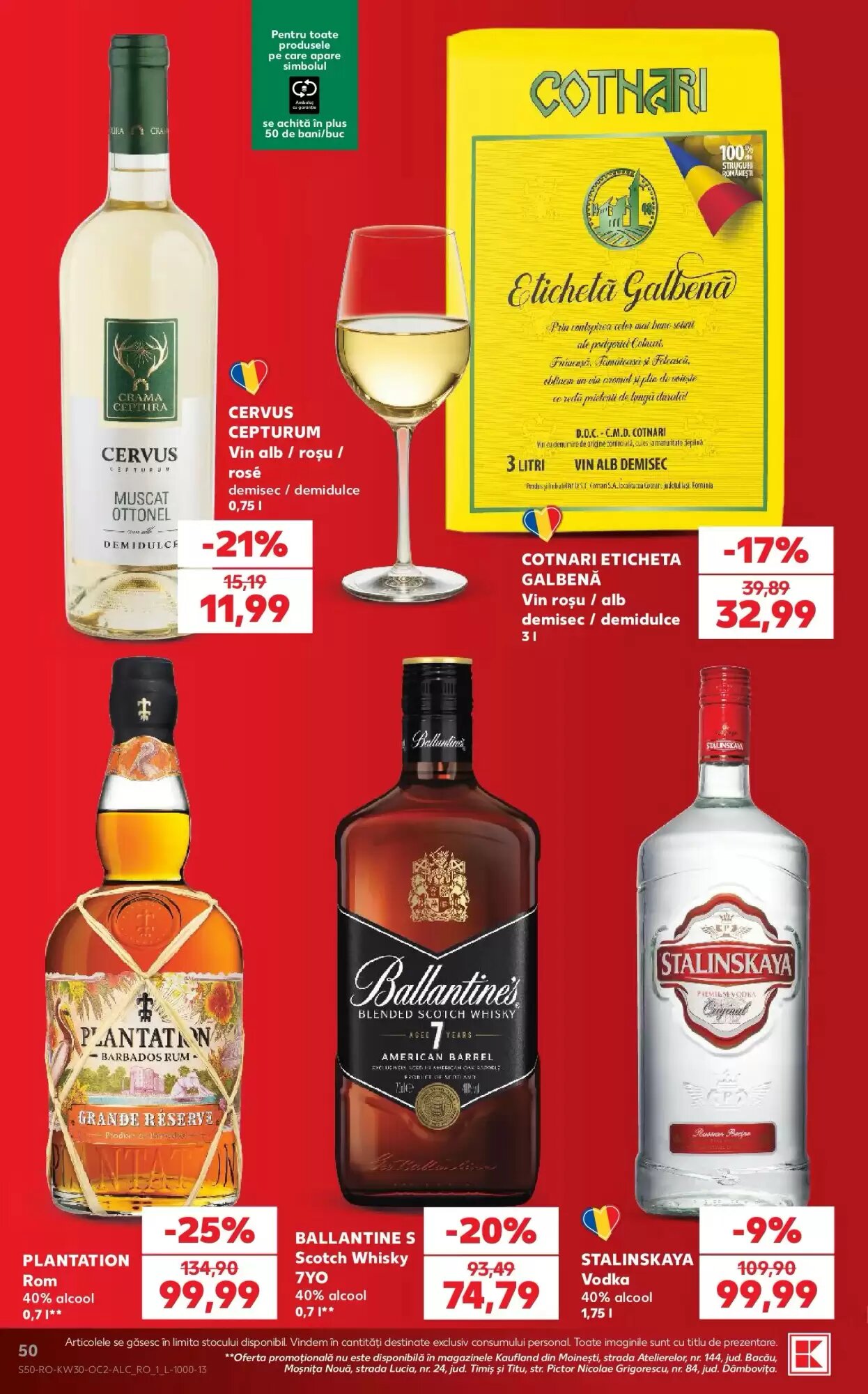 Catalogul cu oferte Kaufland valabil de la 22.07.2026 - Pagina 50.
