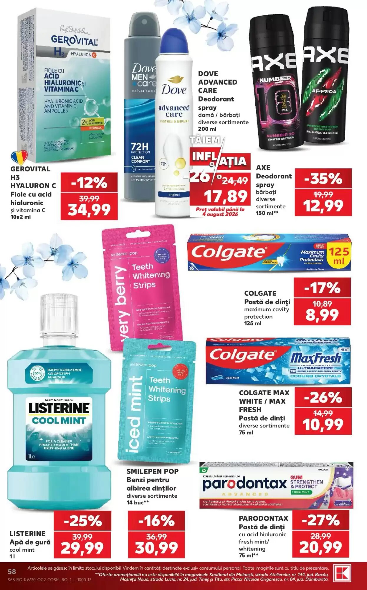 Catalogul cu oferte Kaufland valabil de la 22.07.2026 - Pagina 58.