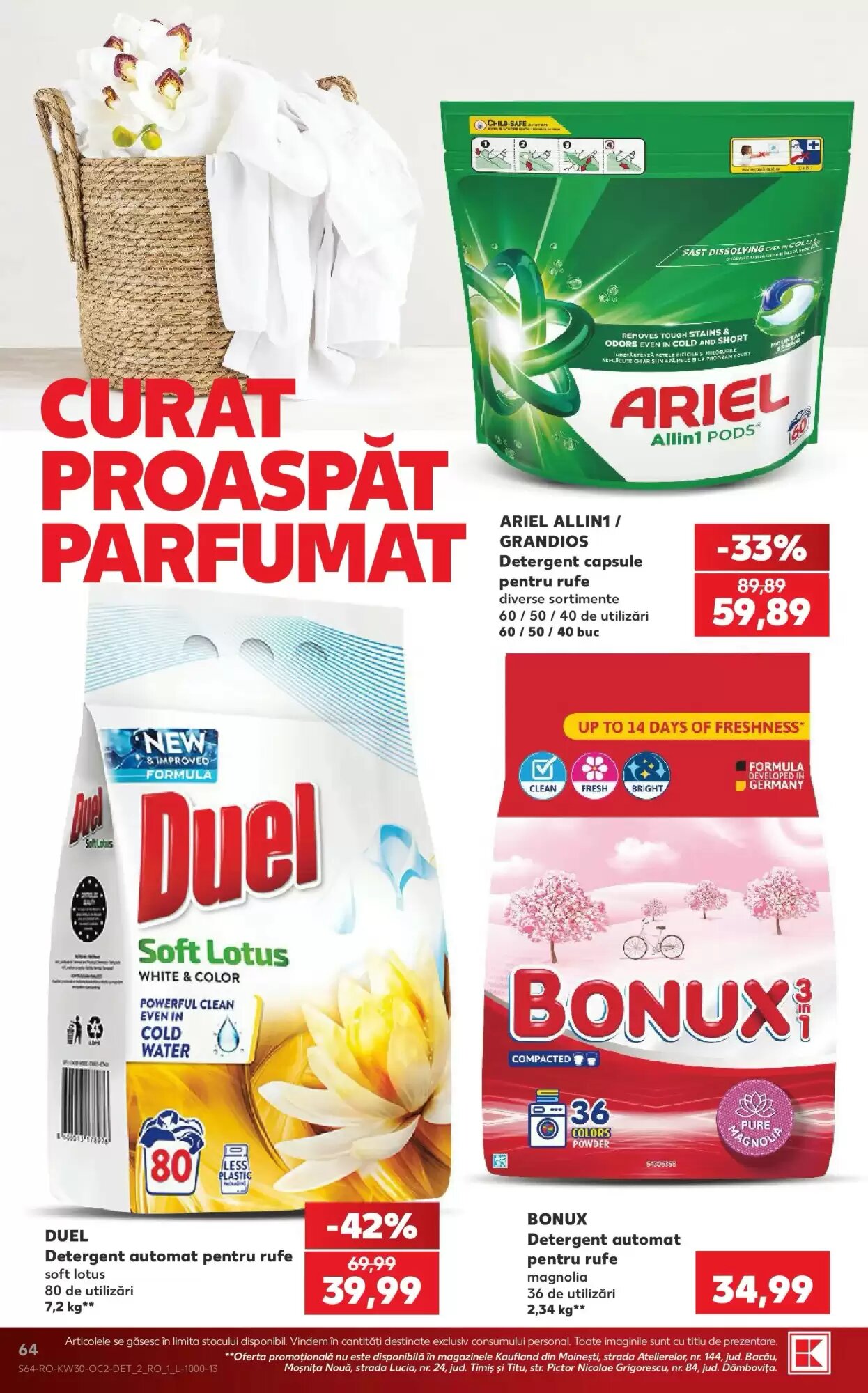 Catalogul cu oferte Kaufland valabil de la 22.07.2026 - Pagina 64.