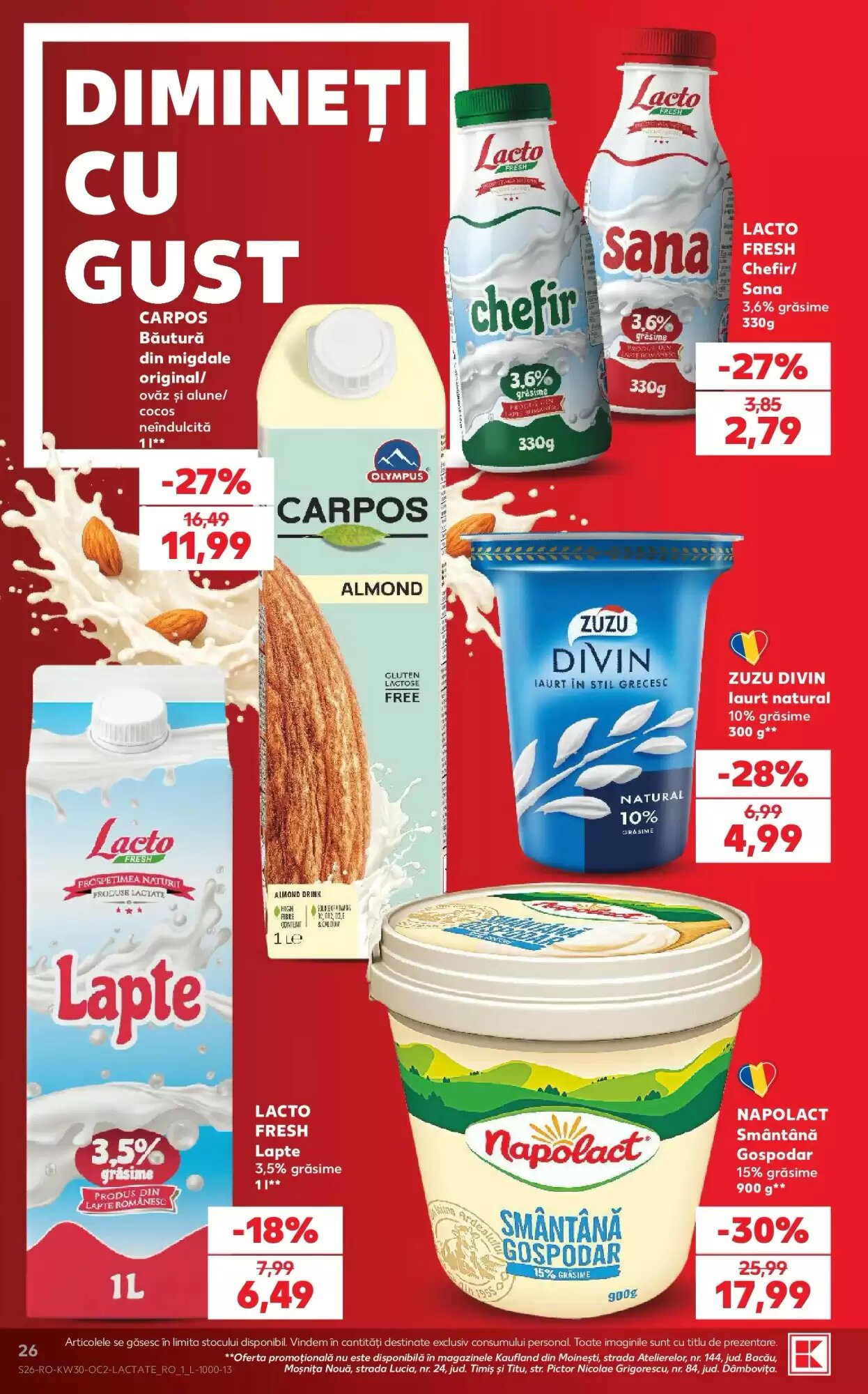 Catalogul cu oferte Kaufland valabil de la 22.07.2026 - Pagina 26.