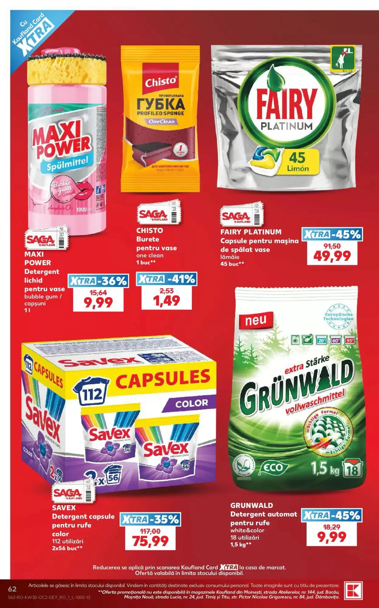 Catalogul cu oferte Kaufland valabil de la 22.07.2026 - Pagina 62.