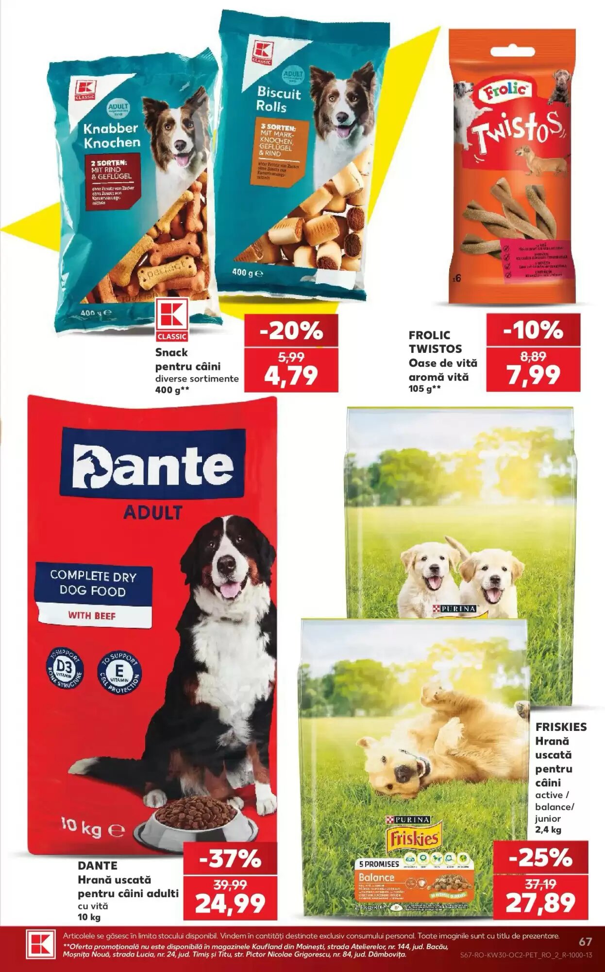 Catalogul cu oferte Kaufland valabil de la 22.07.2026 - Pagina 67.