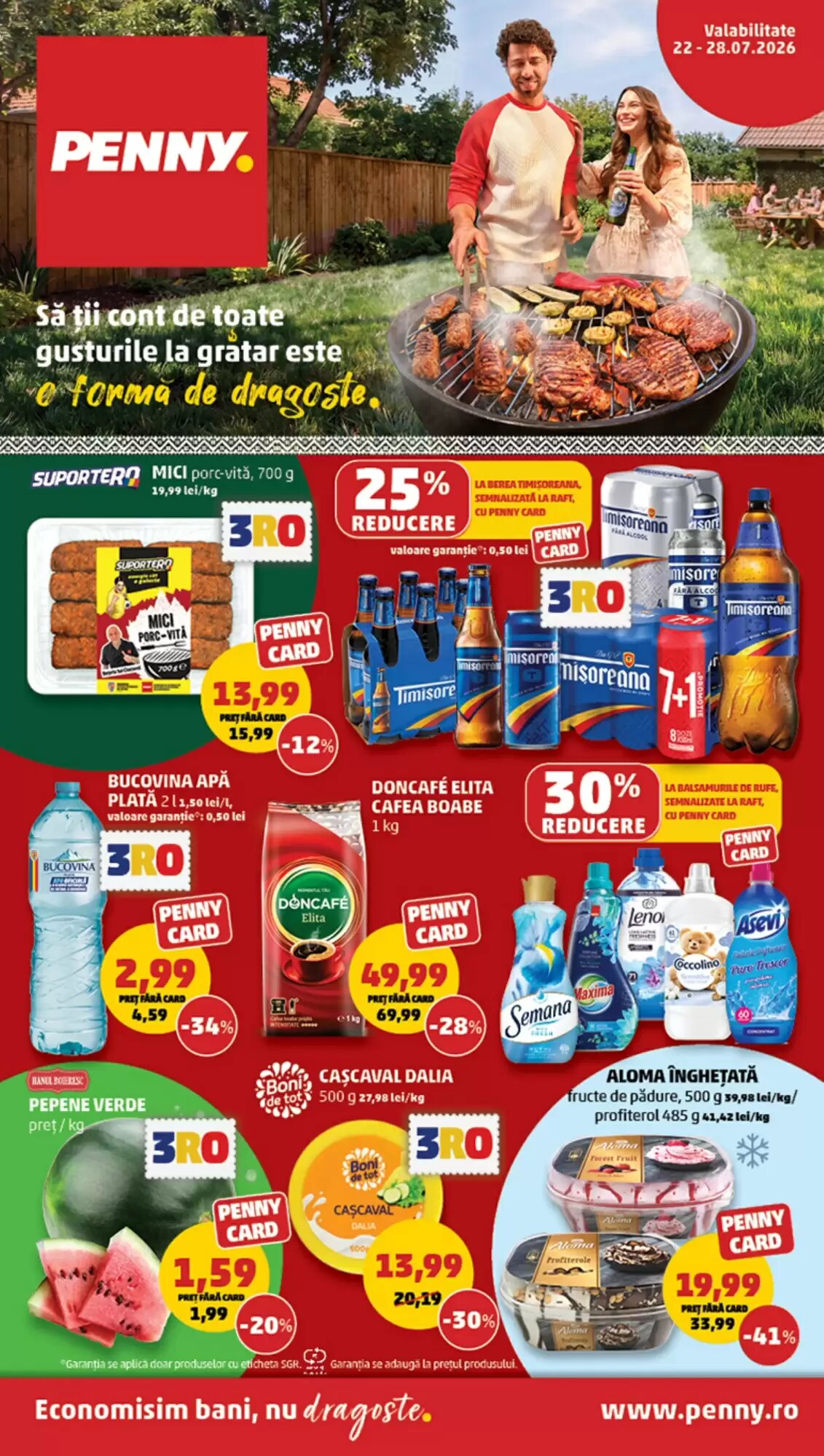 Catalogul cu oferte Penny valabil de la 22.07.2026 - Pagina 1.