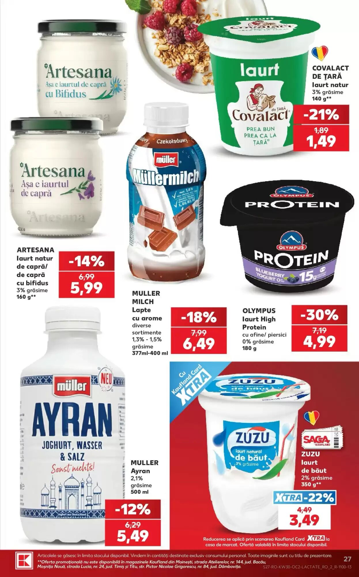 Catalogul cu oferte Kaufland valabil de la 22.07.2026 - Pagina 27.