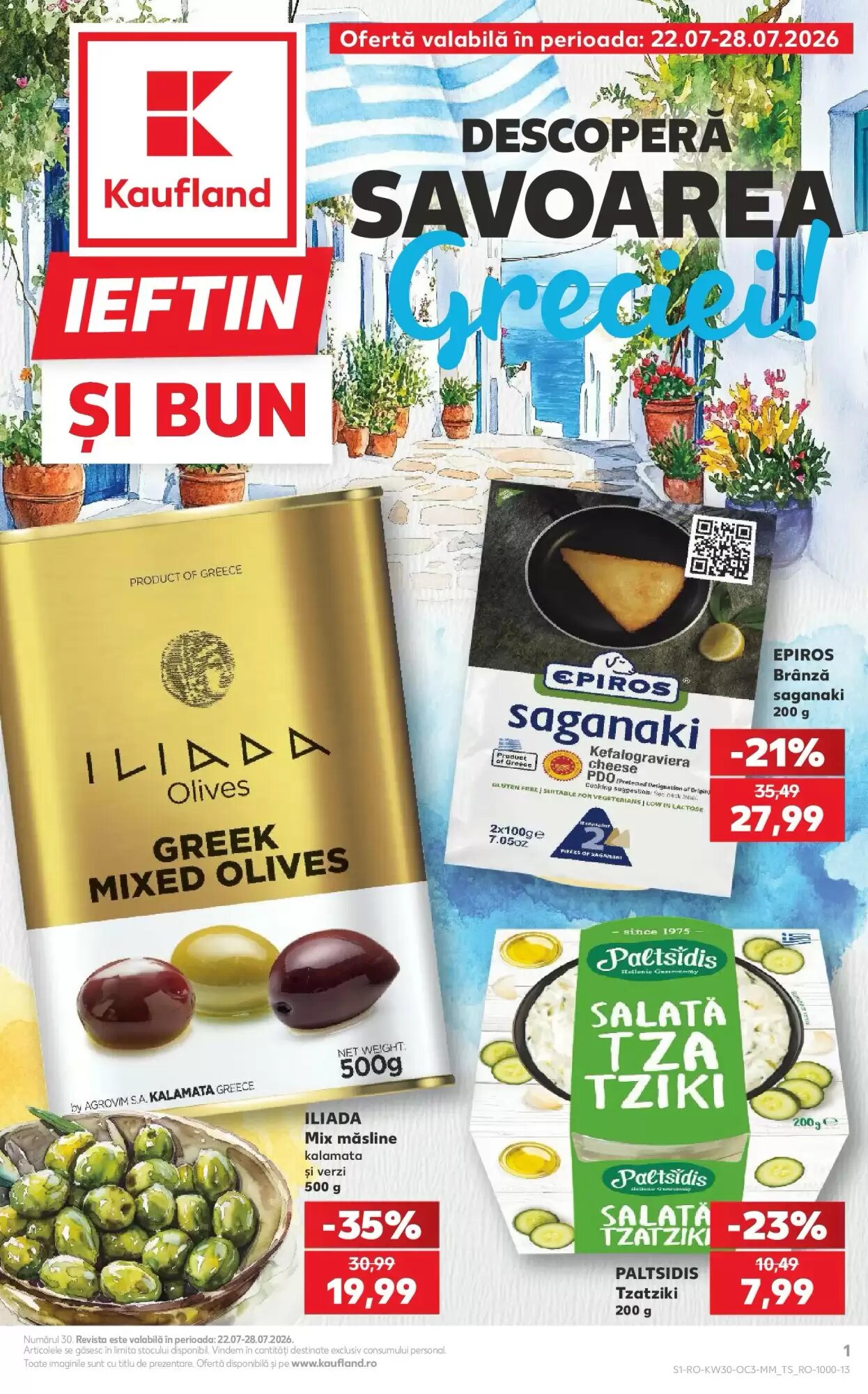 Catalogul cu oferte Kaufland valabil de la 22.07.2026 - Pagina 1.