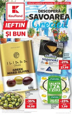 Catalogul cu oferte Kaufland valabil de la 22.07.2026
