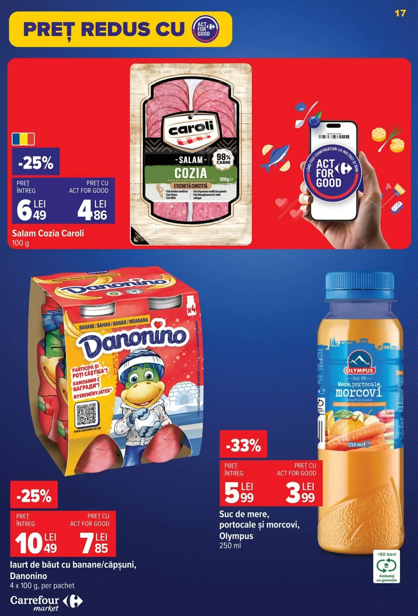 Catalogul cu oferte Carrefour Market valabil de la 22.07.2026 - Pagina 17.