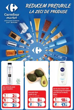 Catalogul cu oferte Carrefour Market valabil de la 22.07.2026