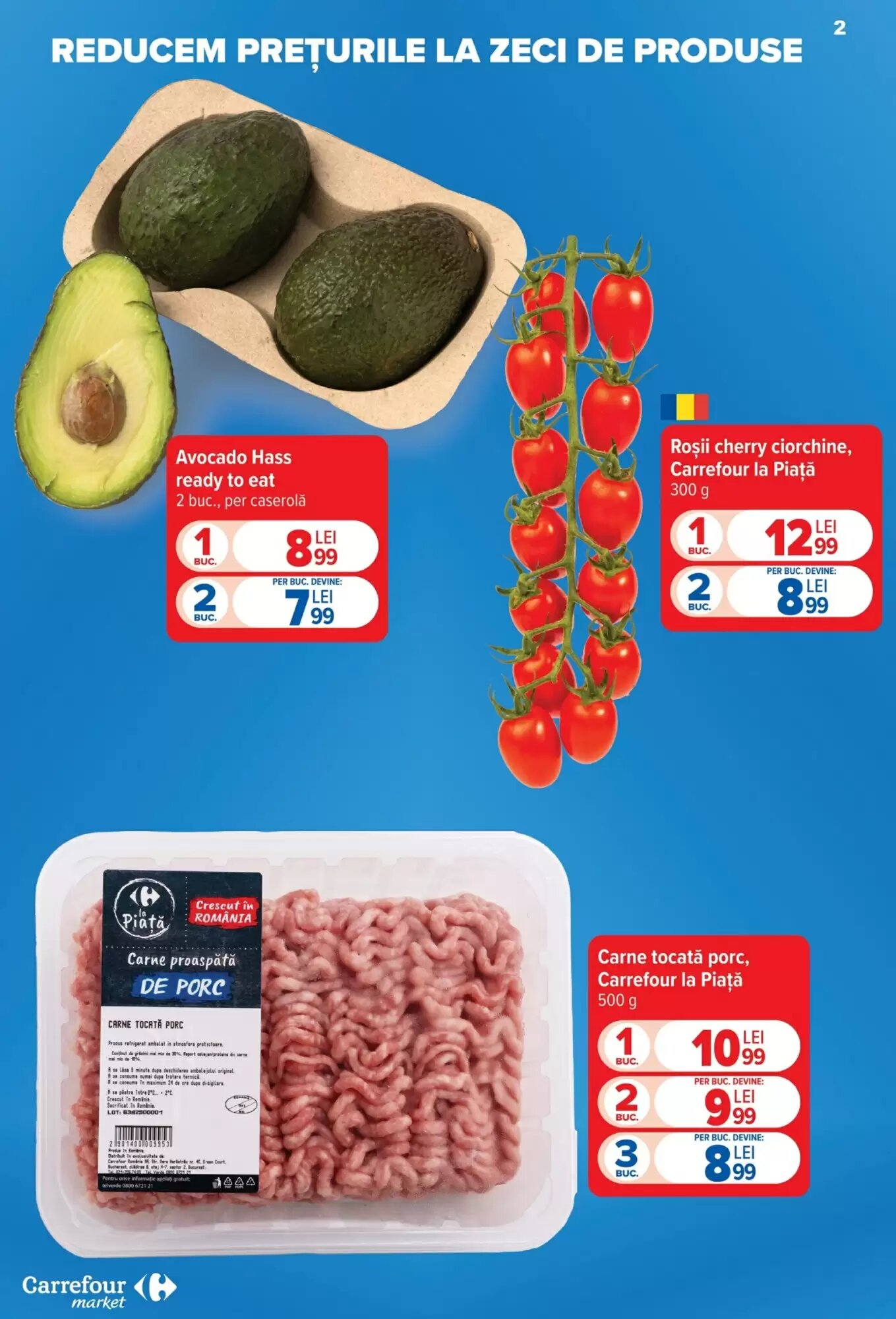 Catalogul cu oferte Carrefour Market valabil de la 22.07.2026 - Pagina 2.