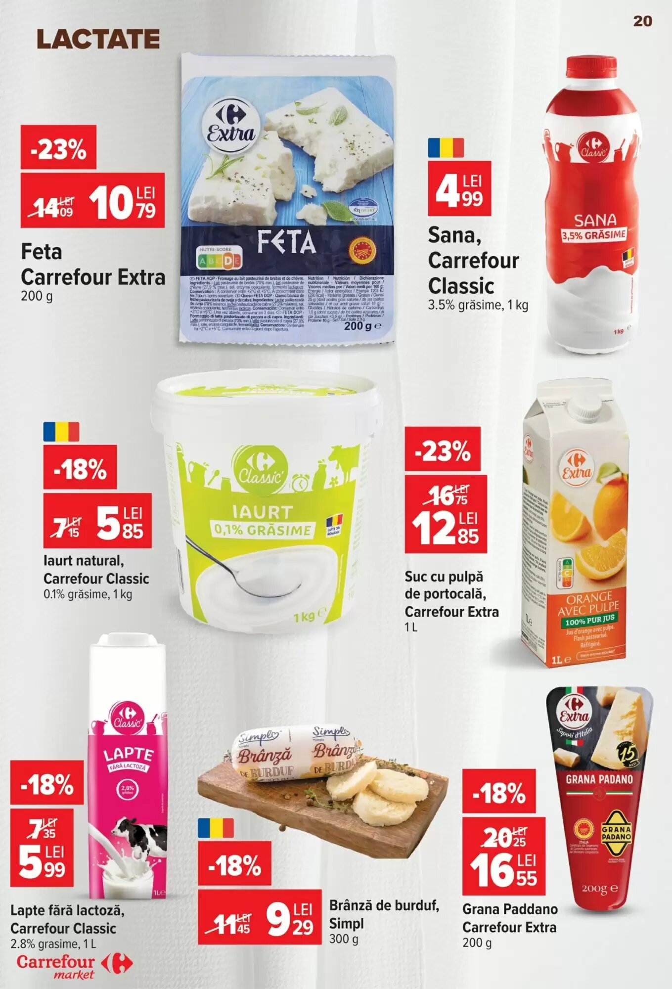 Catalogul cu oferte Carrefour Market valabil de la 22.07.2026 - Pagina 20.
