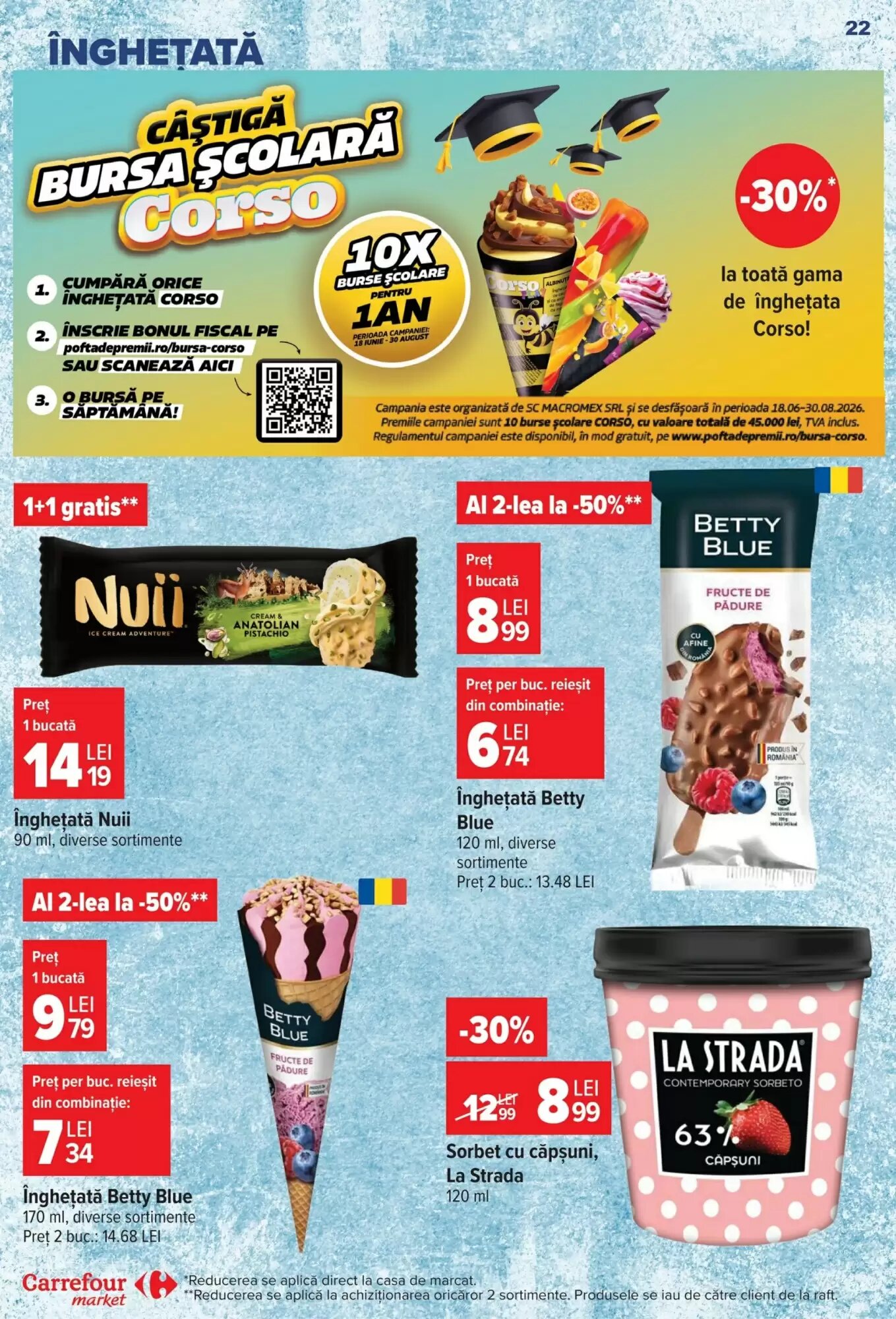 Catalogul cu oferte Carrefour Market valabil de la 22.07.2026 - Pagina 22.