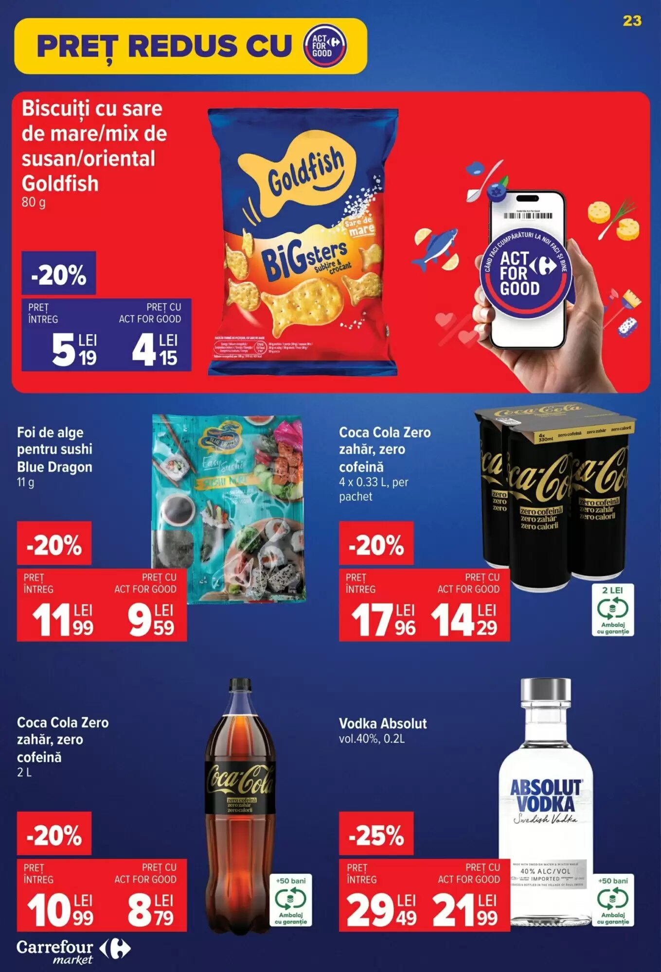 Catalogul cu oferte Carrefour Market valabil de la 22.07.2026 - Pagina 23.