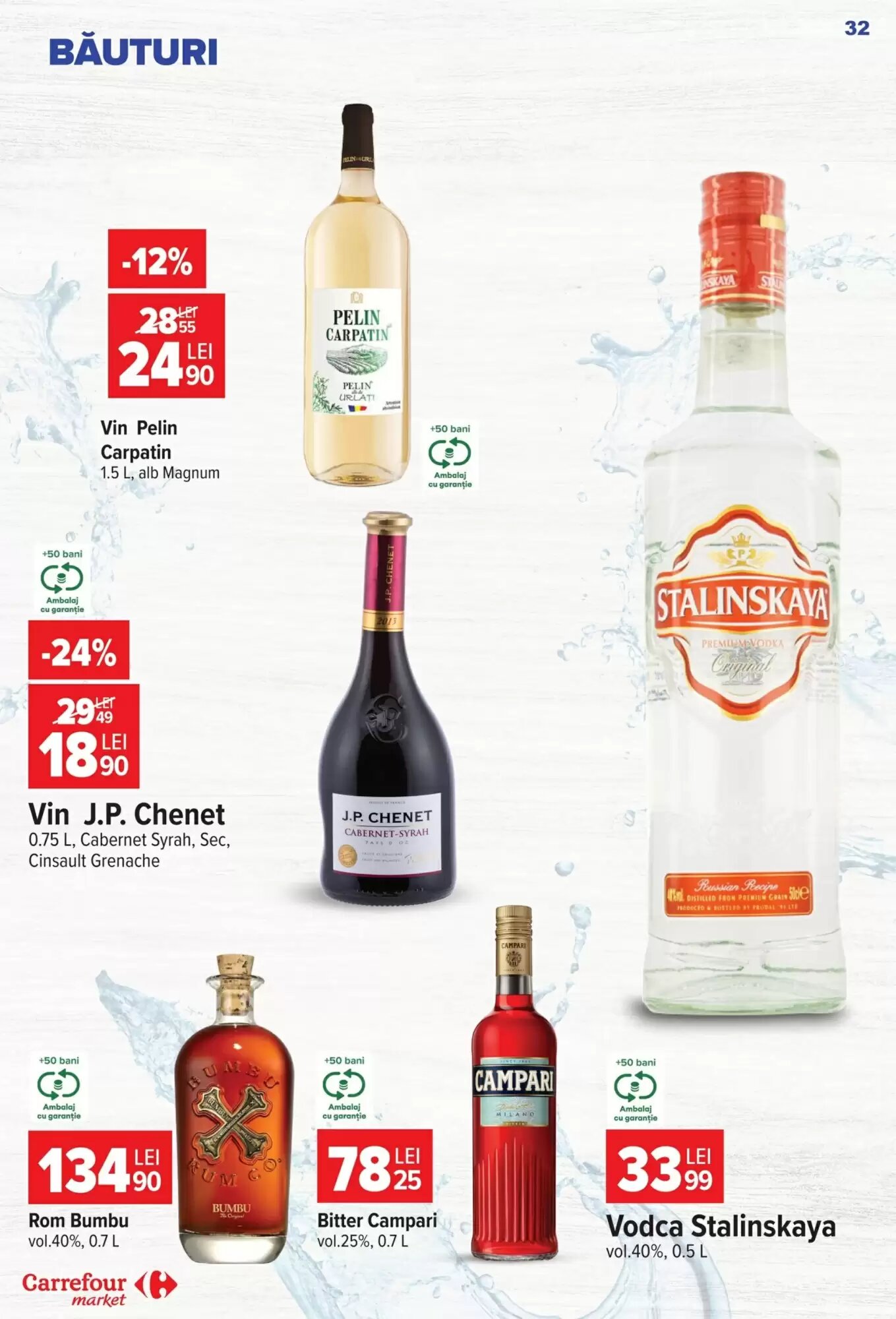 Catalogul cu oferte Carrefour Market valabil de la 22.07.2026 - Pagina 32.