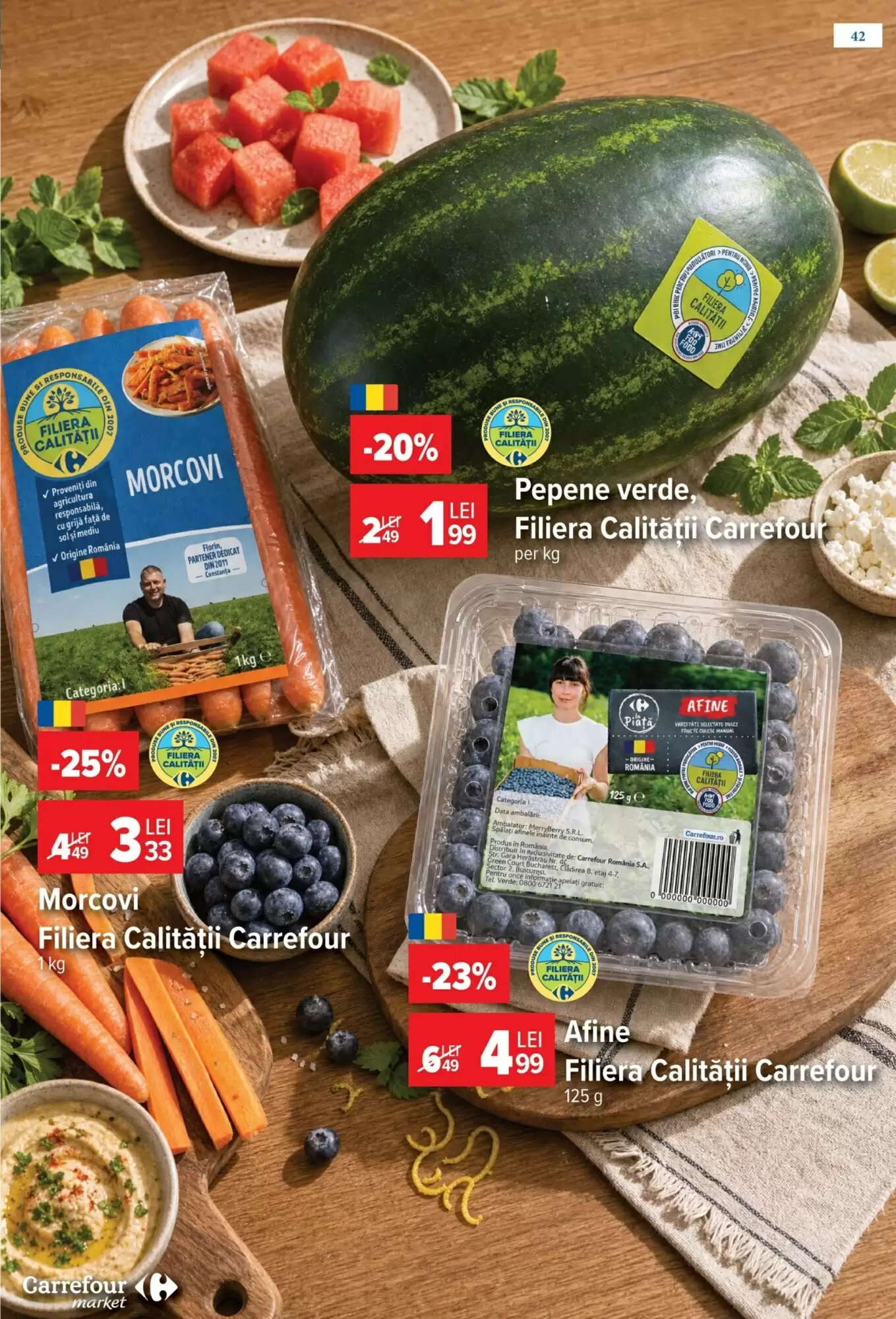 Catalogul cu oferte Carrefour Market valabil de la 22.07.2026 - Pagina 42.