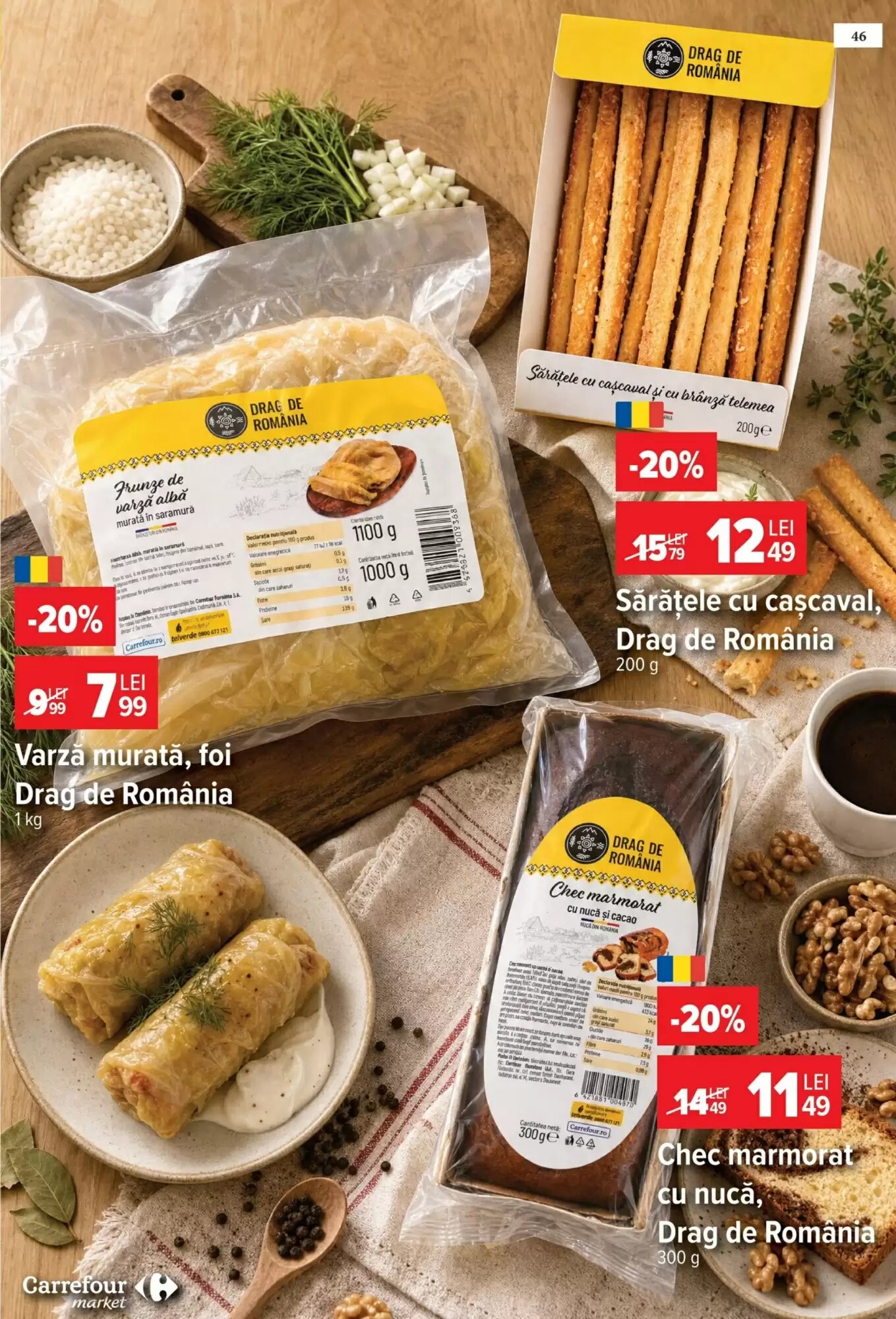 Catalogul cu oferte Carrefour Market valabil de la 22.07.2026 - Pagina 46.