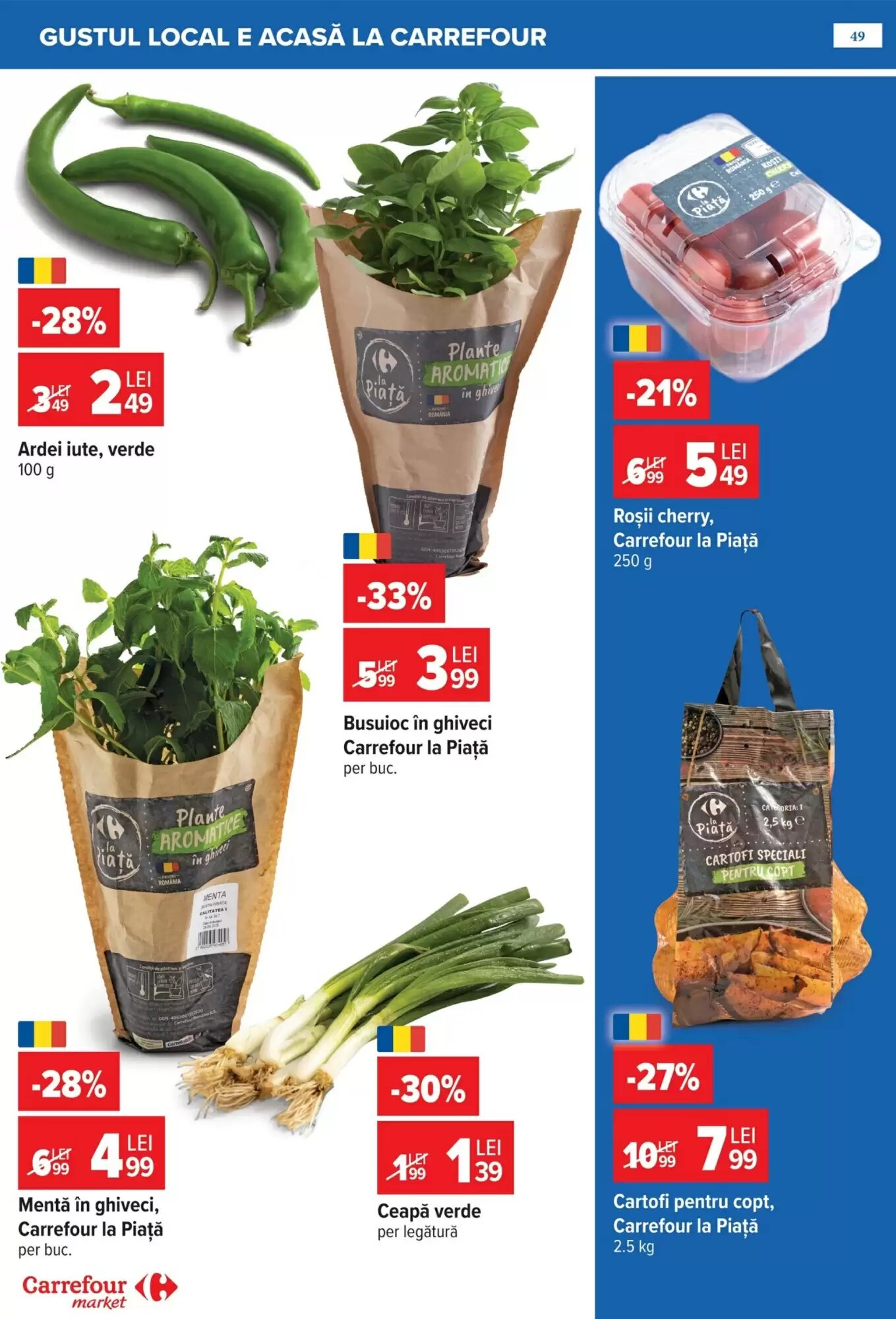 Catalogul cu oferte Carrefour Market valabil de la 22.07.2026 - Pagina 49.