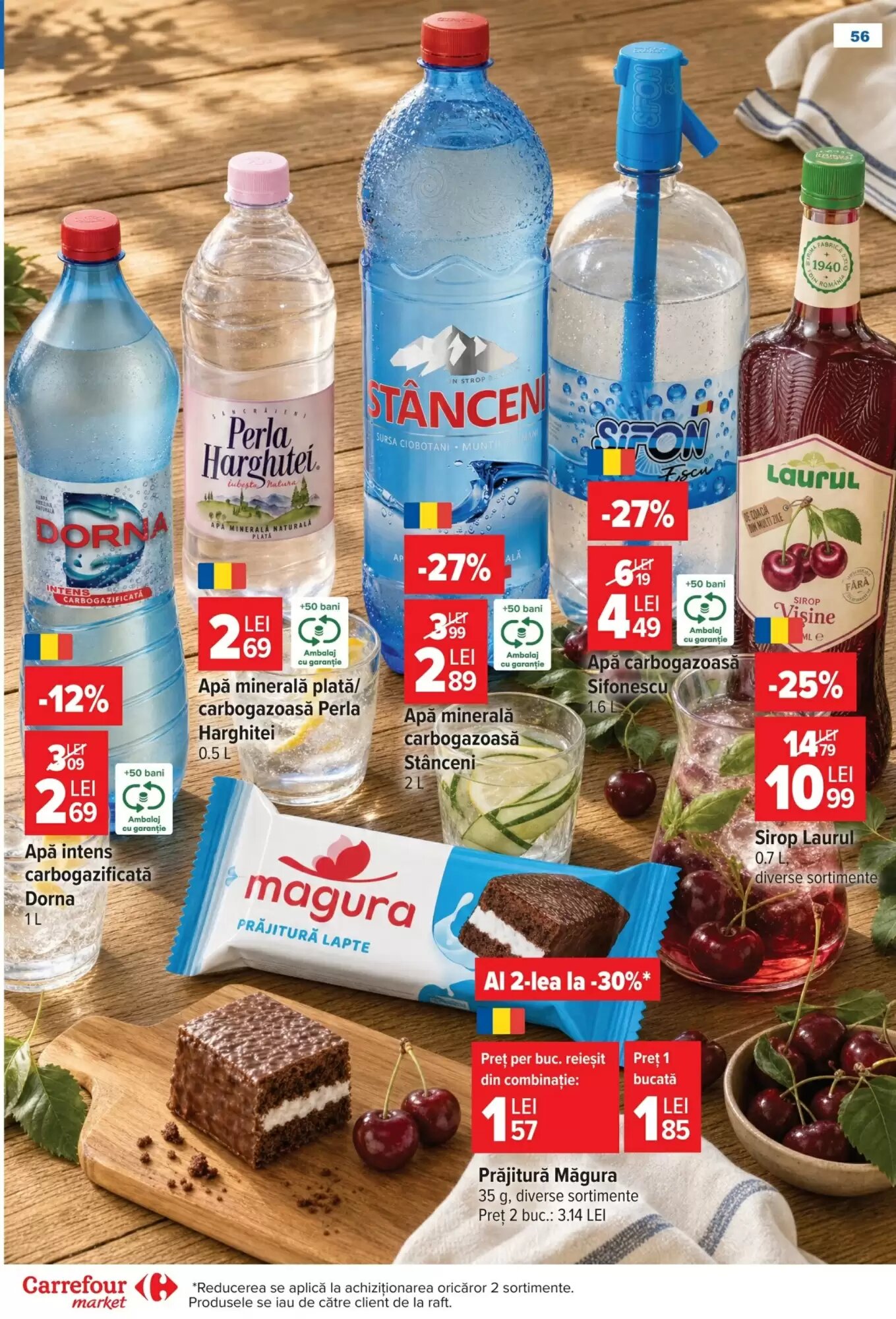 Catalogul cu oferte Carrefour Market valabil de la 22.07.2026 - Pagina 56.