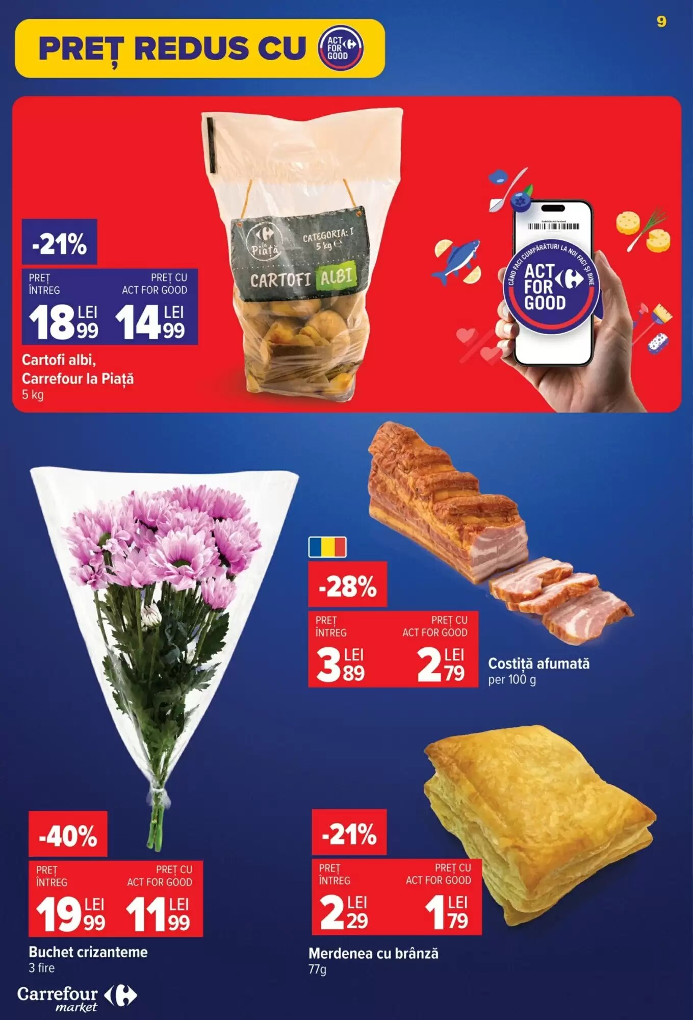 Catalogul cu oferte Carrefour Market valabil de la 22.07.2026 - Pagina 9.